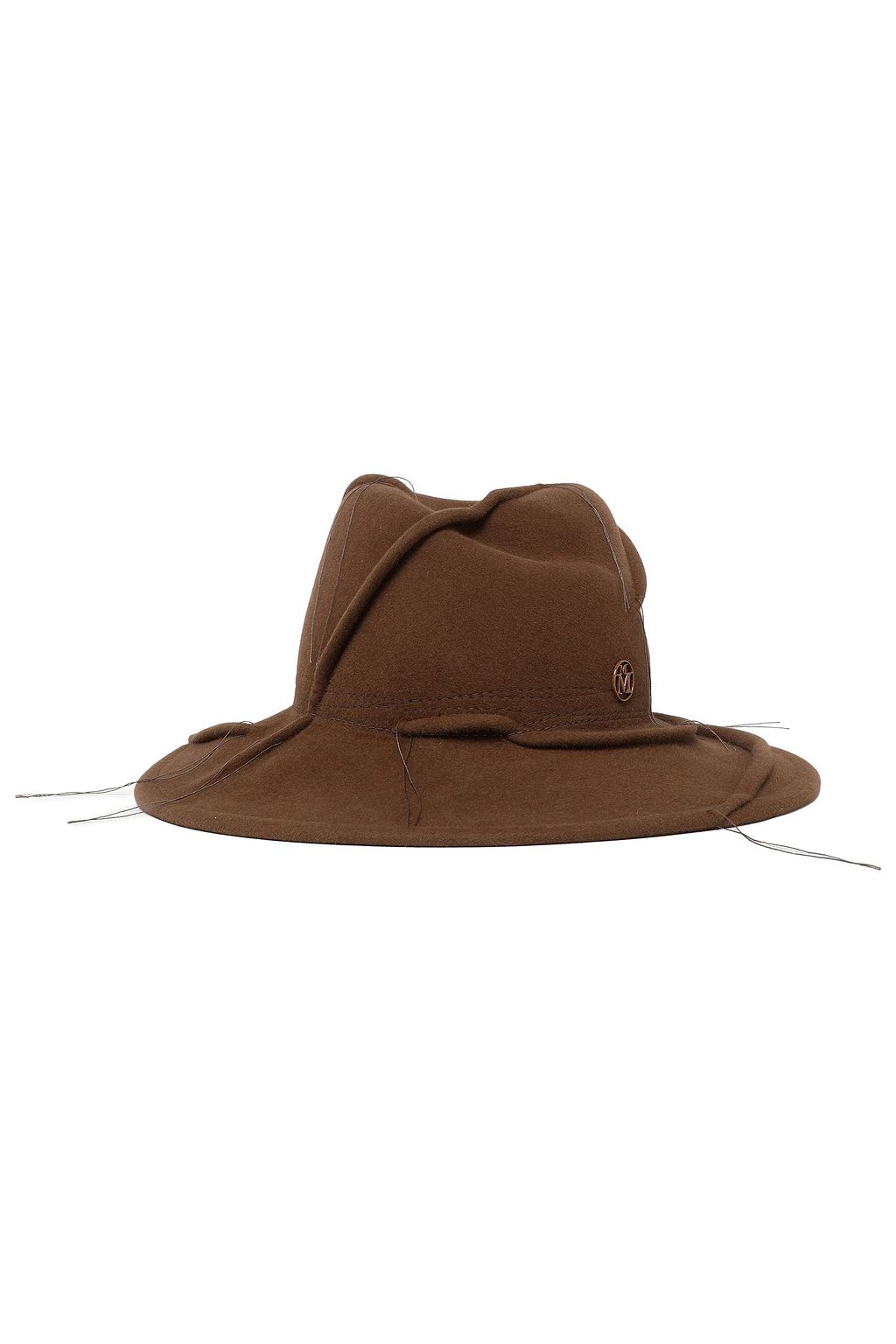 the brown felt hat