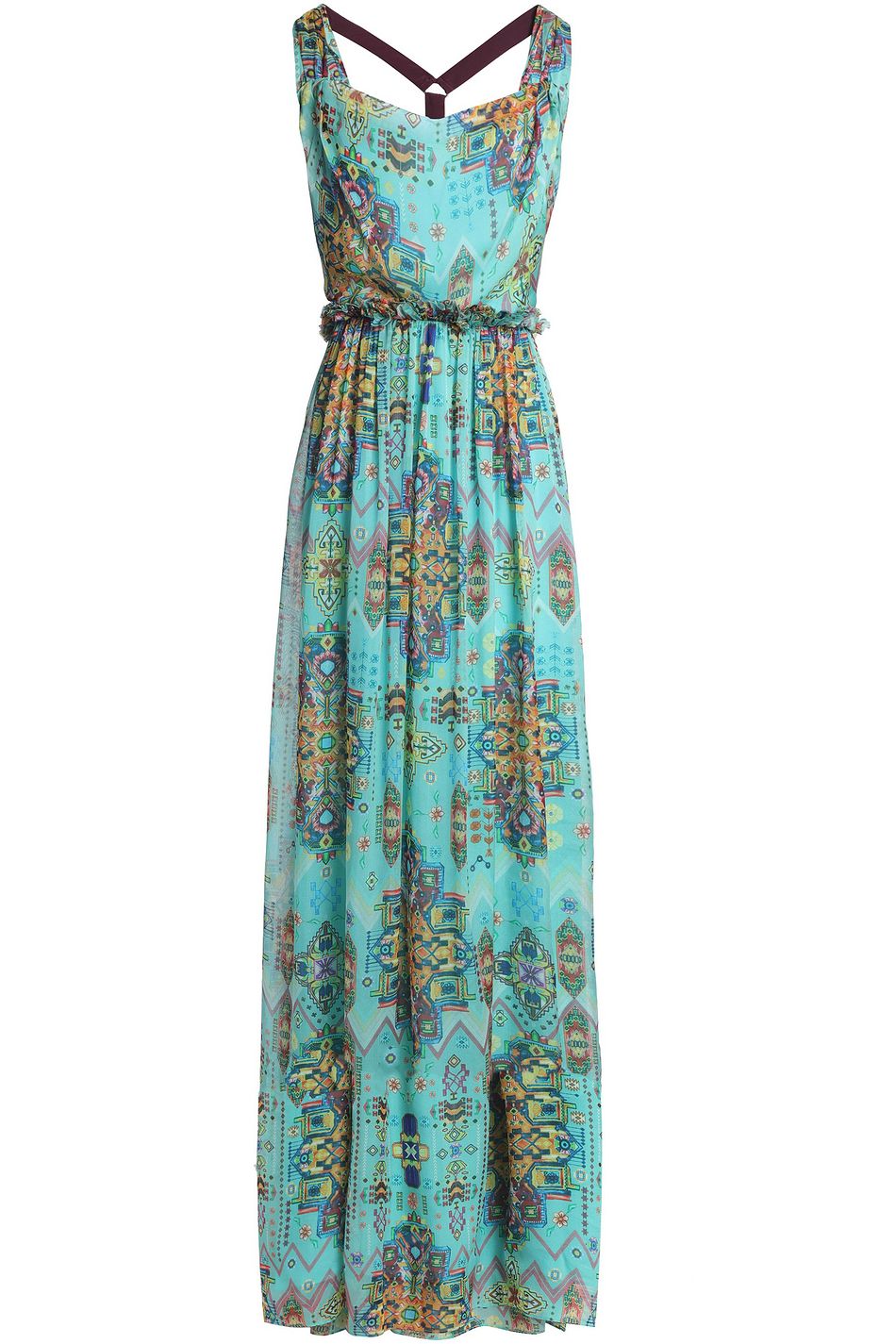 light green maxi dress