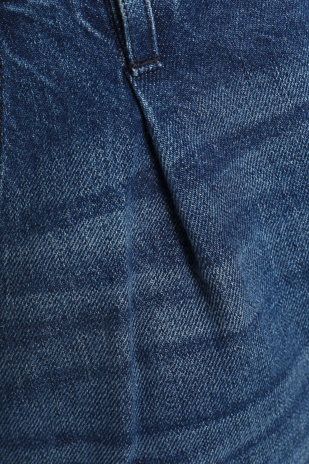 3X1 NYC Faded high-rise straight-leg jeans