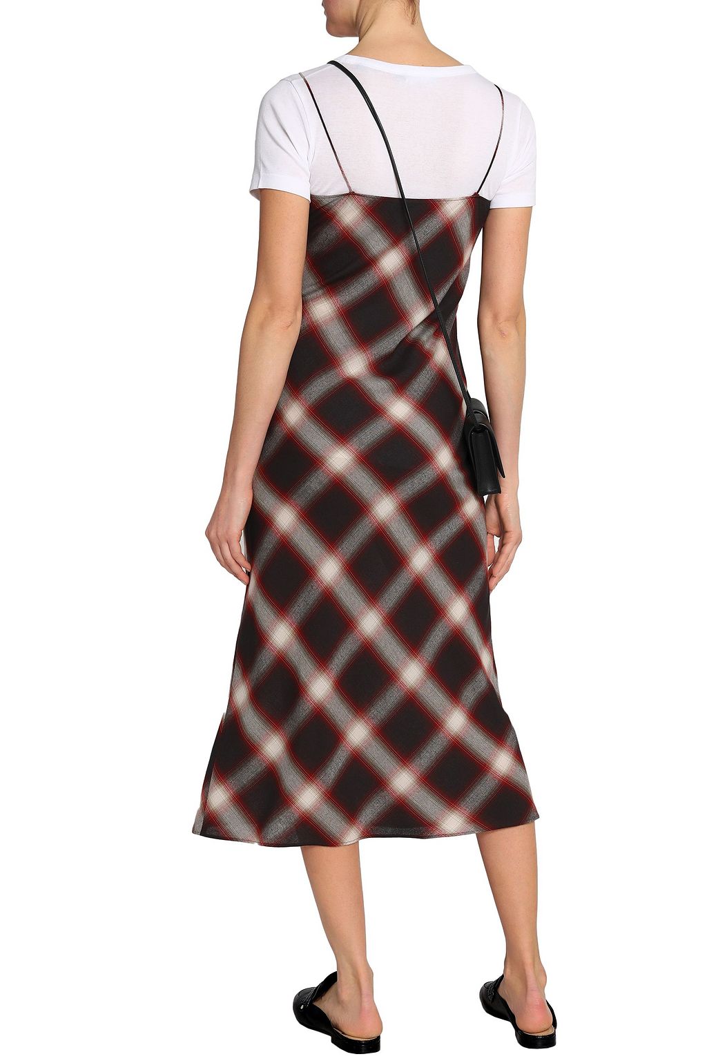 vince plaid dress