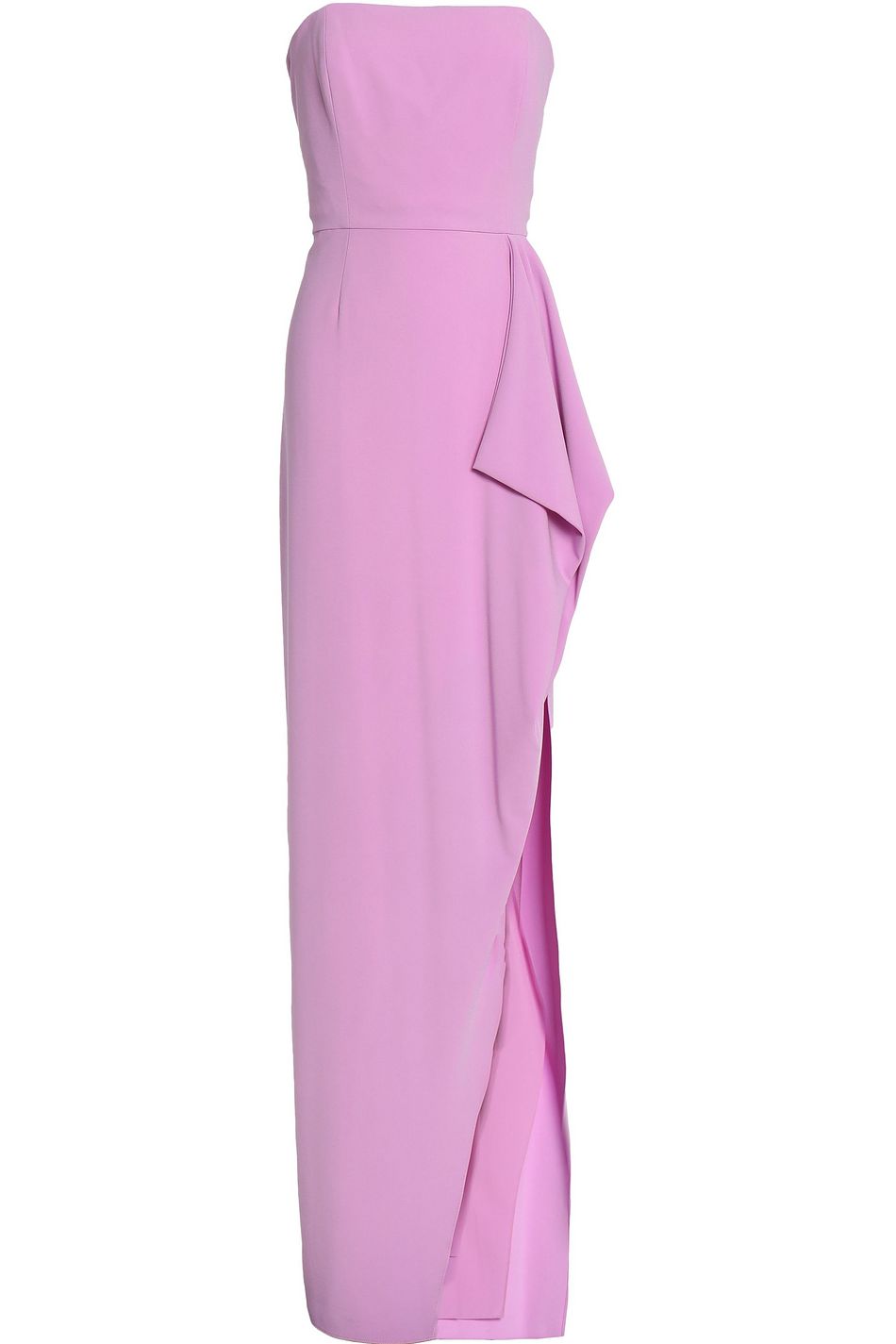 Baby Pink Strapless Draped Crepe Gown Sale Up To 70 Off The