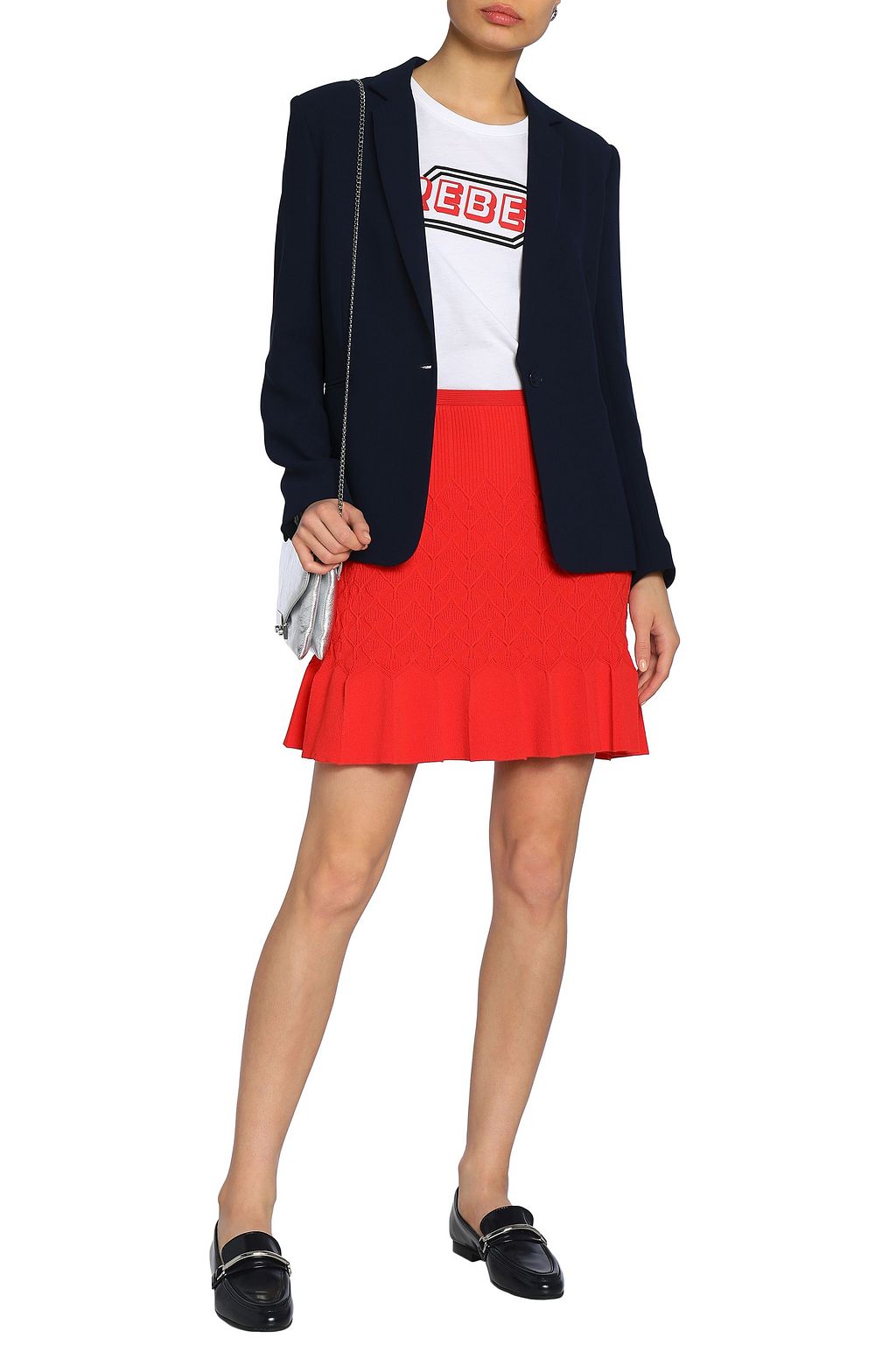 SANDRO Crepe blazer