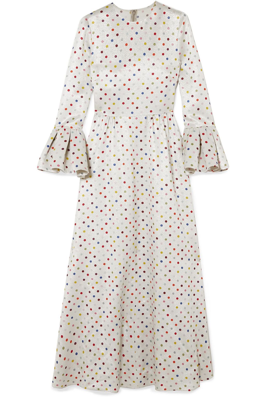 VALENTINO Polka-dot lamé maxi dress | Sale up to 70% off | THE