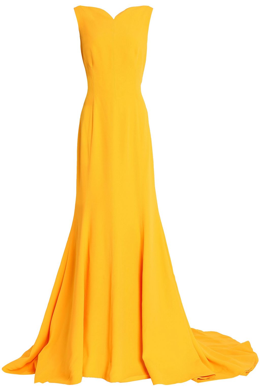 oscar de la renta yellow gown