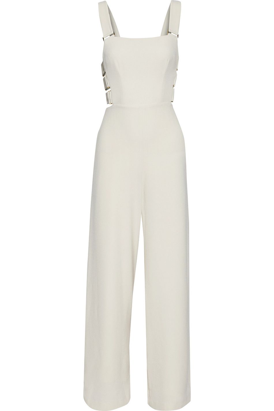 ivory wide leg jumpsuit