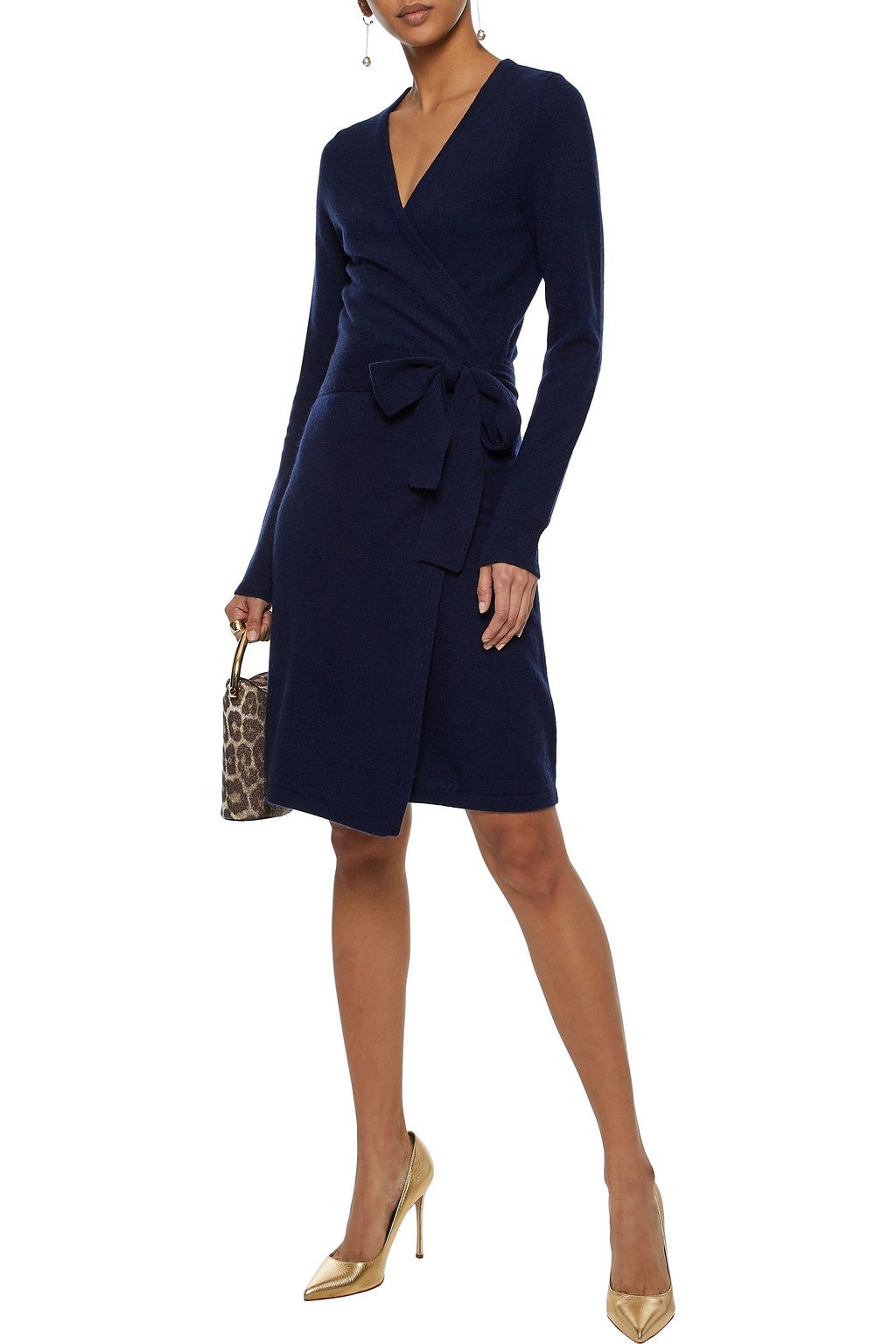 dvf linda cashmere dress