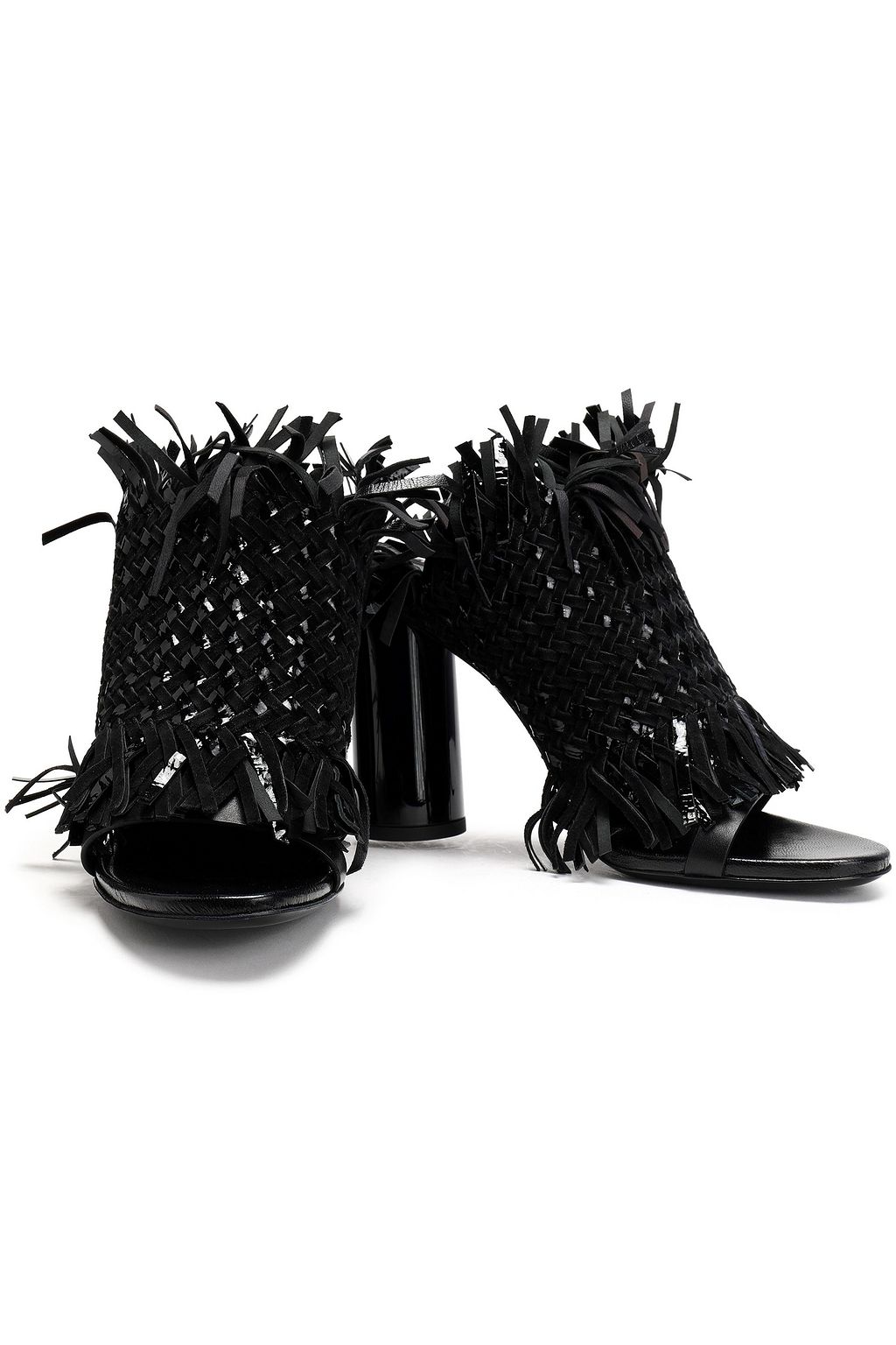 PROENZA SCHOULER Fringed woven leather mules