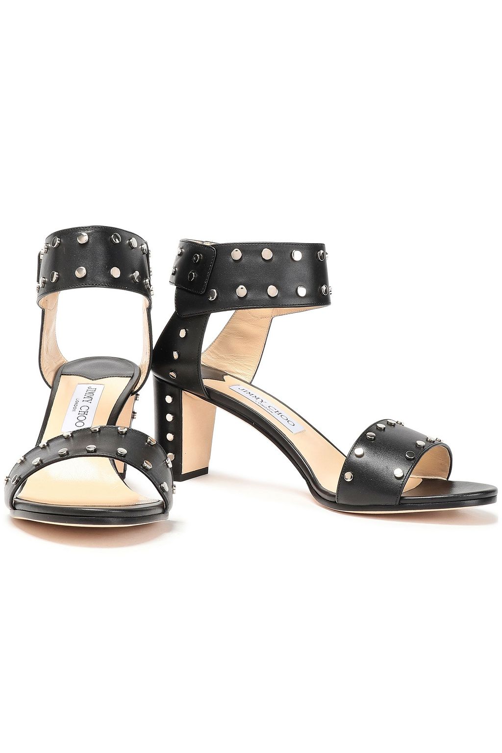 JIMMY CHOO Veto 65 studded leather sandals