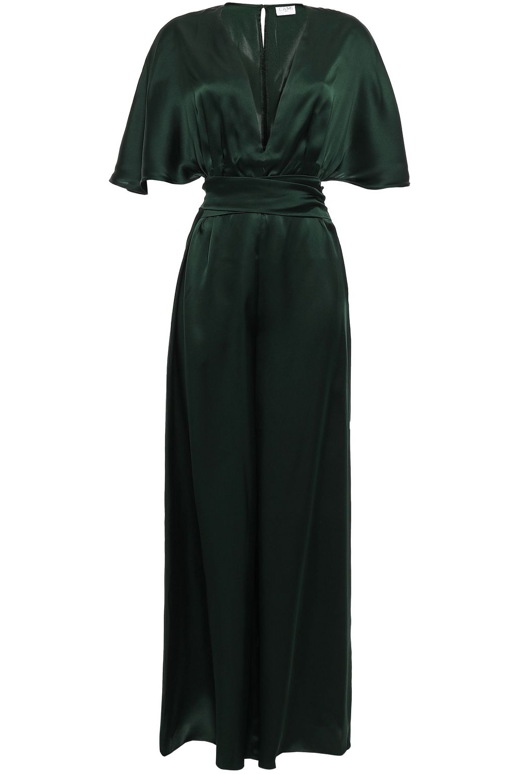 satin silk jumpsuit