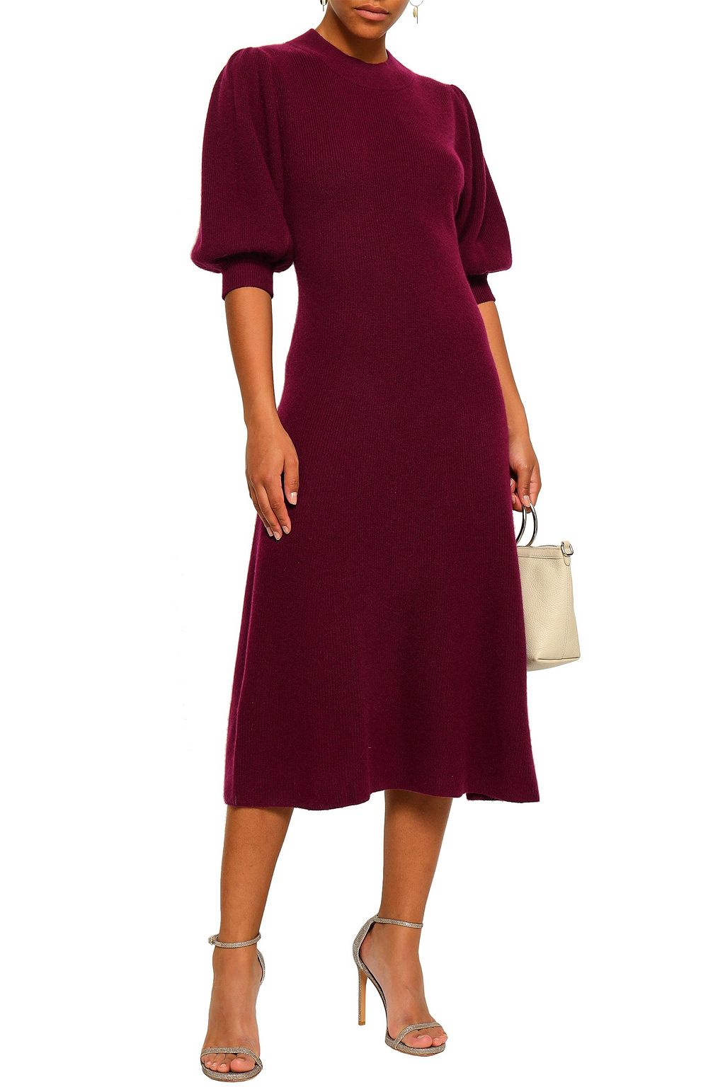 milly cashmere midi dress