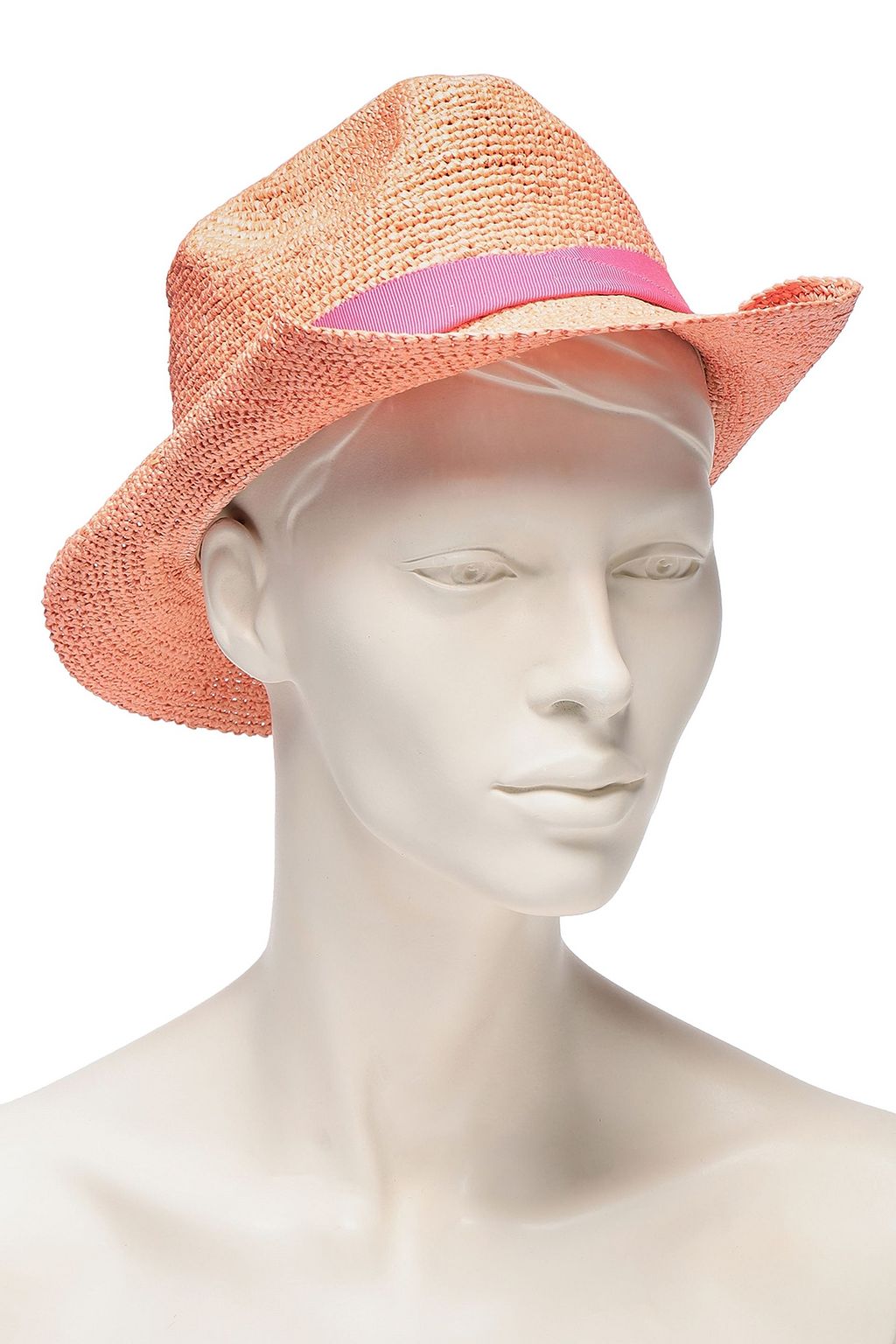 SENSI STUDIO Grosgrain-trimmed toquilla straw Panama hat