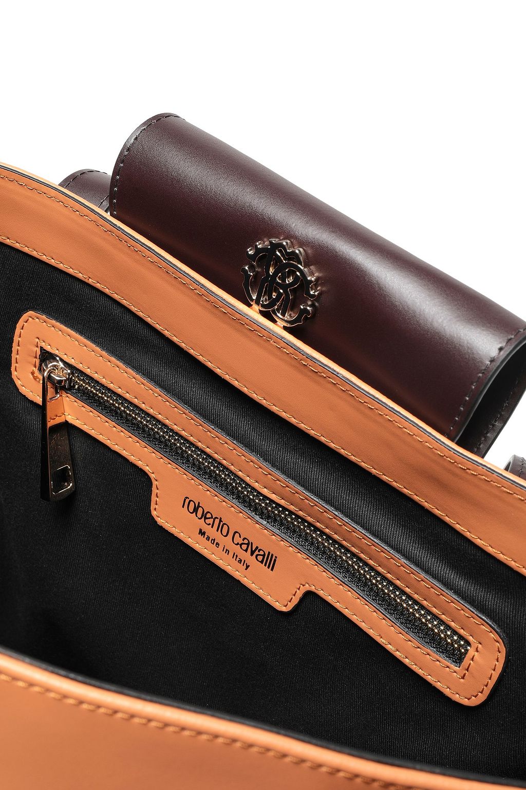 ROBERTO CAVALLI Two-tone leather tote
