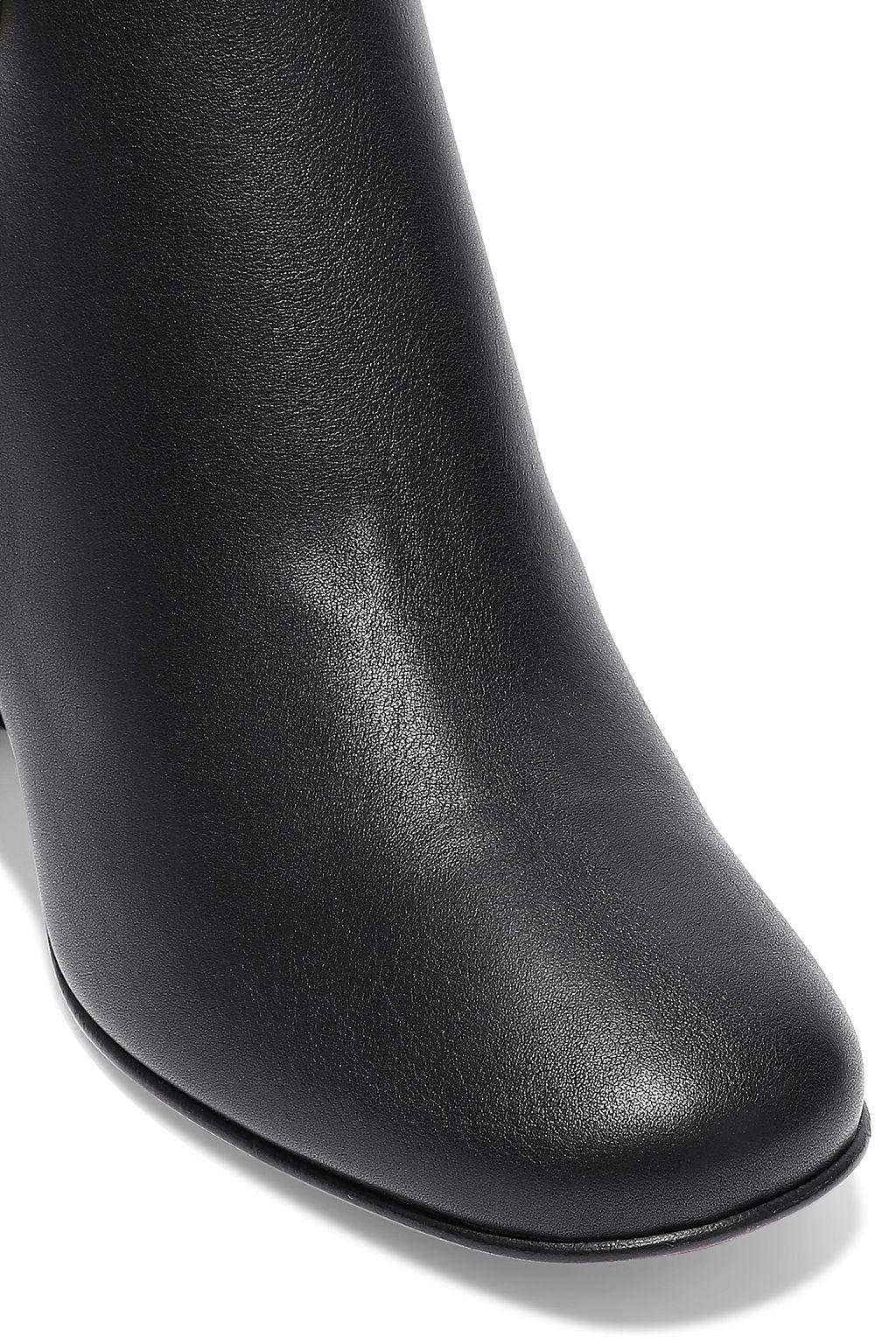 CHLOÉ Orlando button-embellished leather ankle boots
