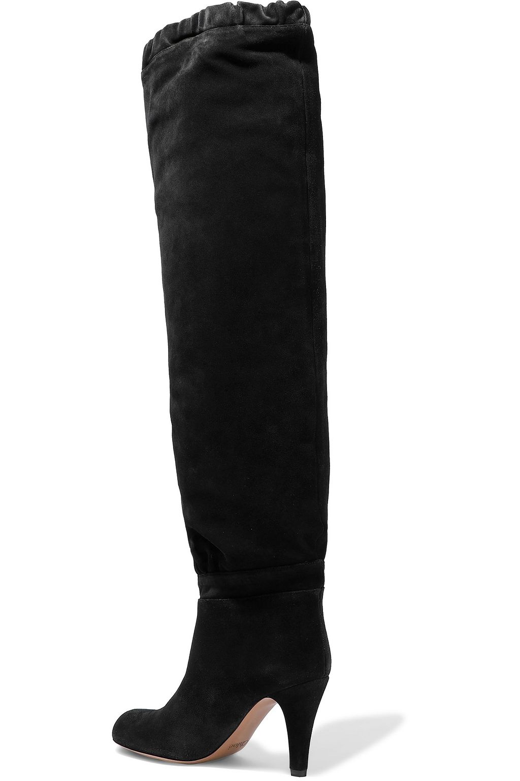 CHLOÉ Lena gathered suede over-the-knee boots