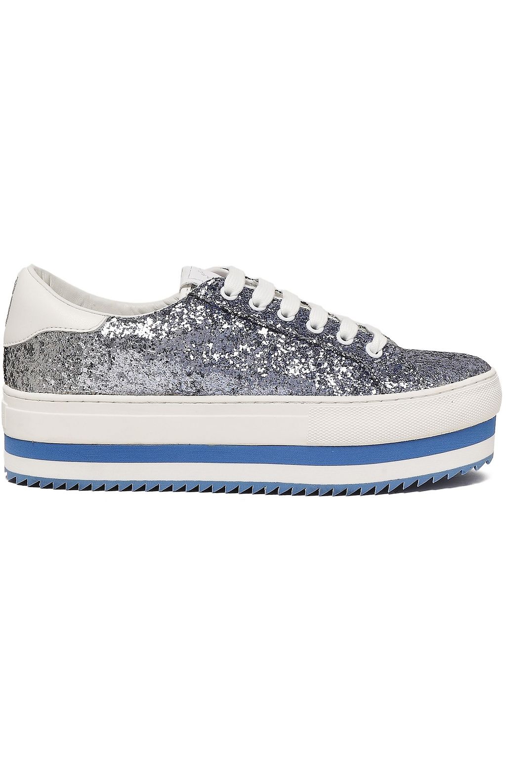 light blue platform sneakers