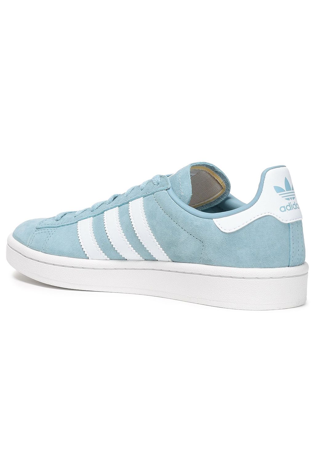 ADIDAS ORIGINALS Campus leather-trimmed suede sneakers