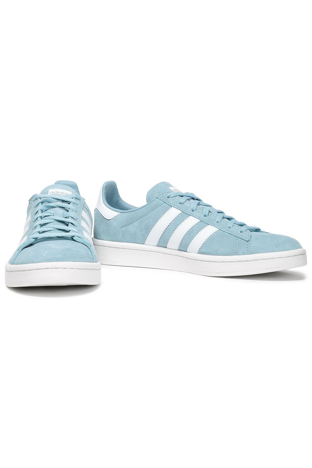 ADIDAS ORIGINALS Campus leather-trimmed suede sneakers