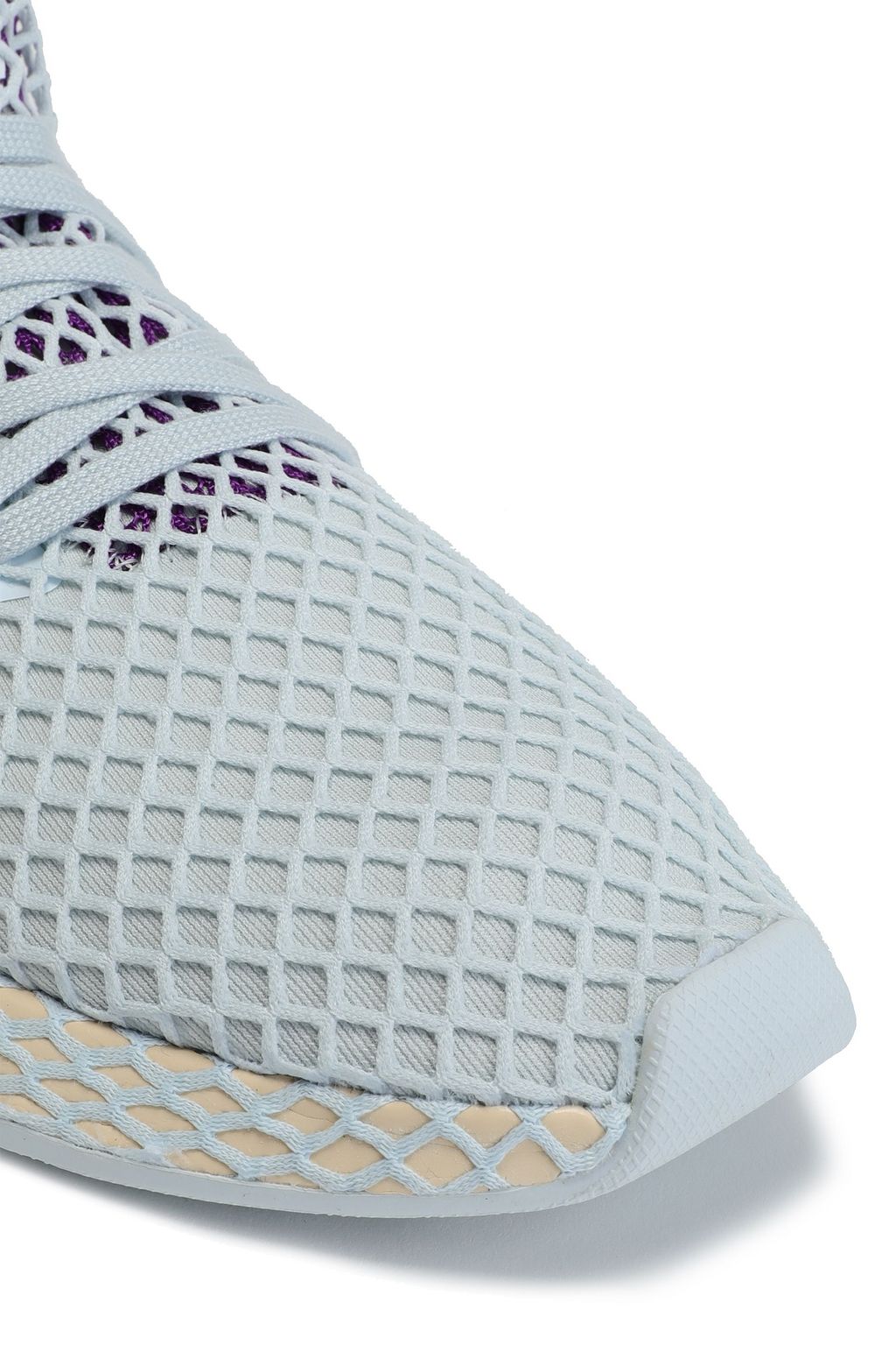 ADIDAS ORIGINALS Deerupt Runner mesh-appliquéd stretch-knit sneakers