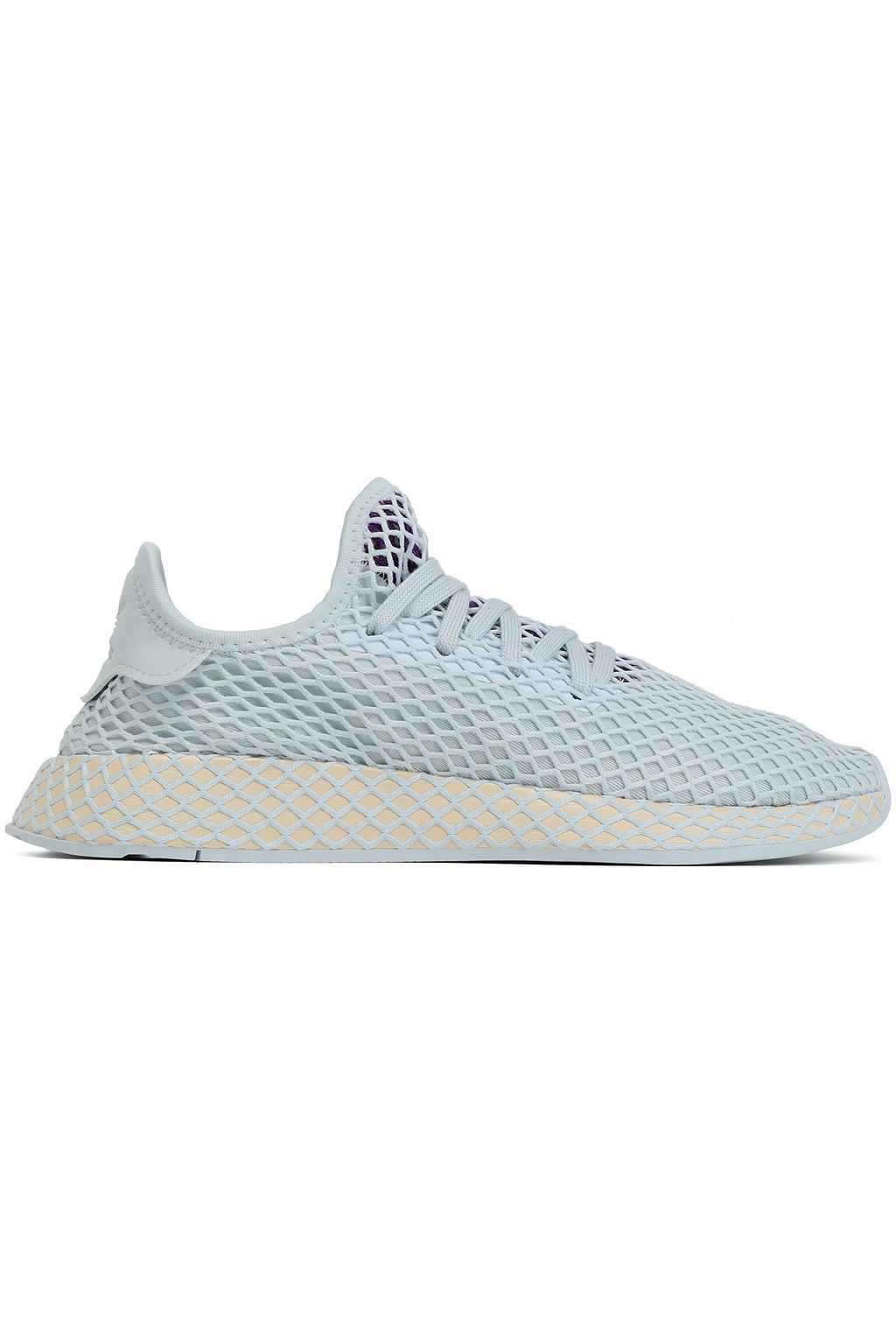 Sky blue Deerupt Runner mesh-appliquéd 