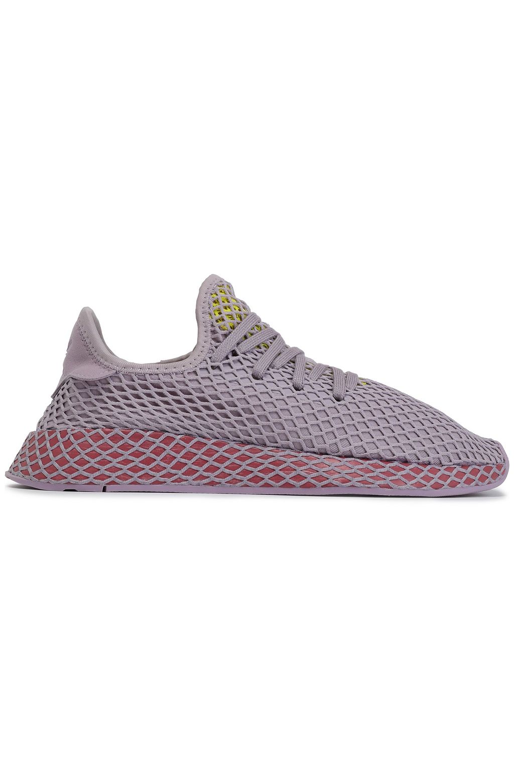 Deerupt Runner suede trimmed mesh sneakers