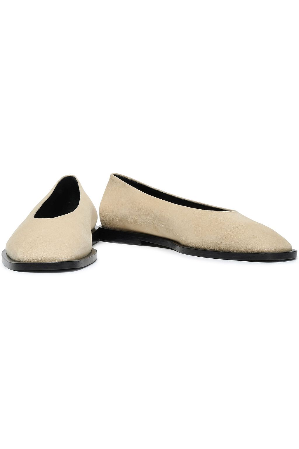 suede ballet flats