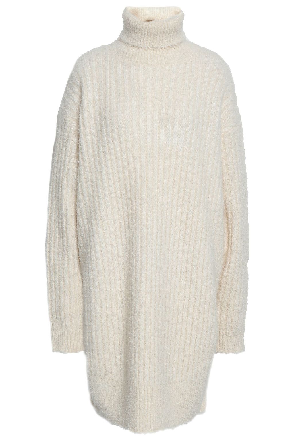 knitted turtleneck dress