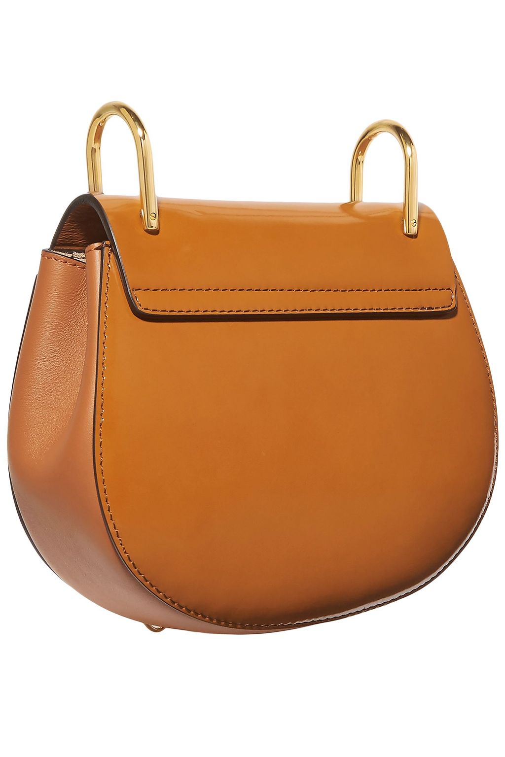 CHLOÉ Drew Bijou mini glossed-leather shoulder bag