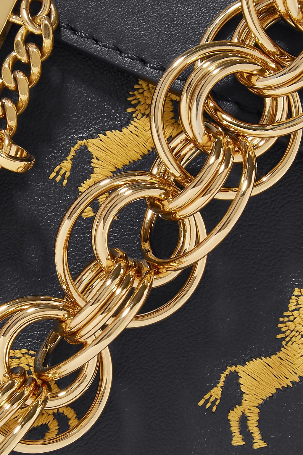 CHLOÉ Drew Bijou mini embroidered leather shoulder bag