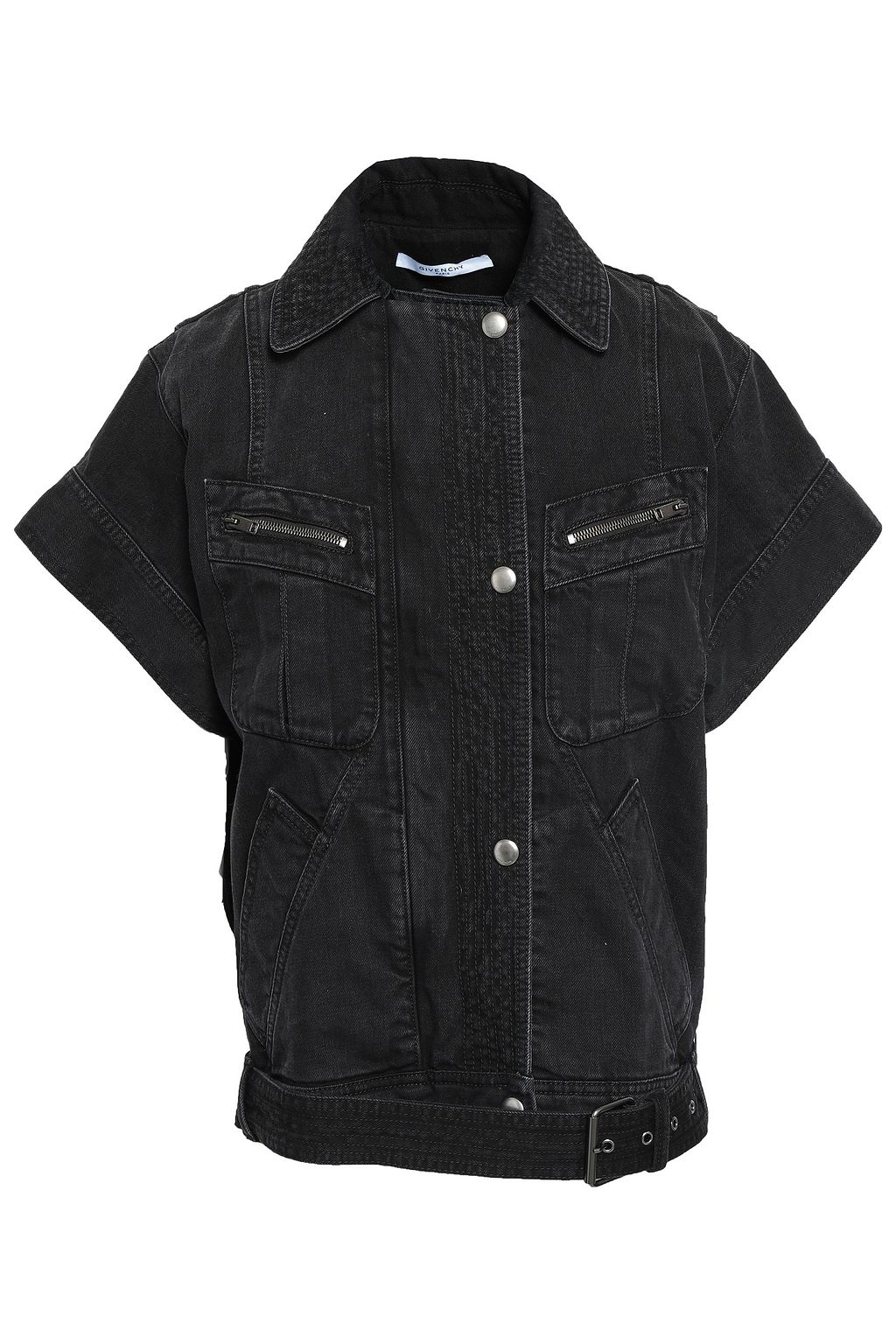 givenchy black denim jacket