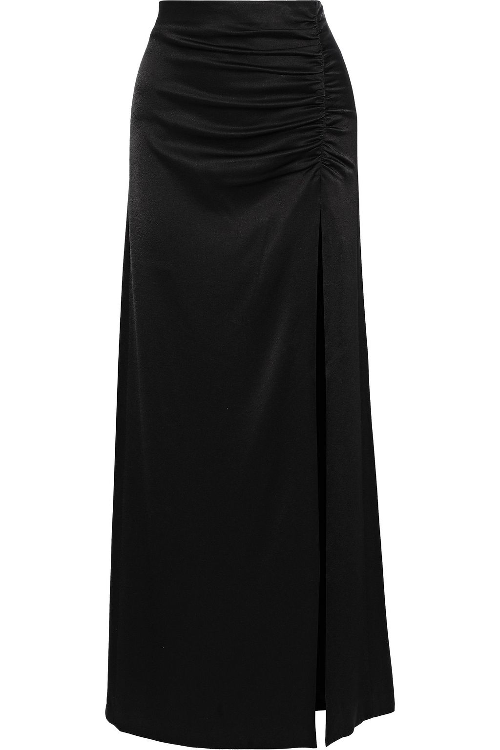 satin crepe maxi skirt