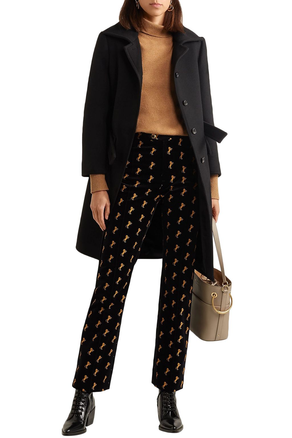 CHLOÉ Wool-blend coat