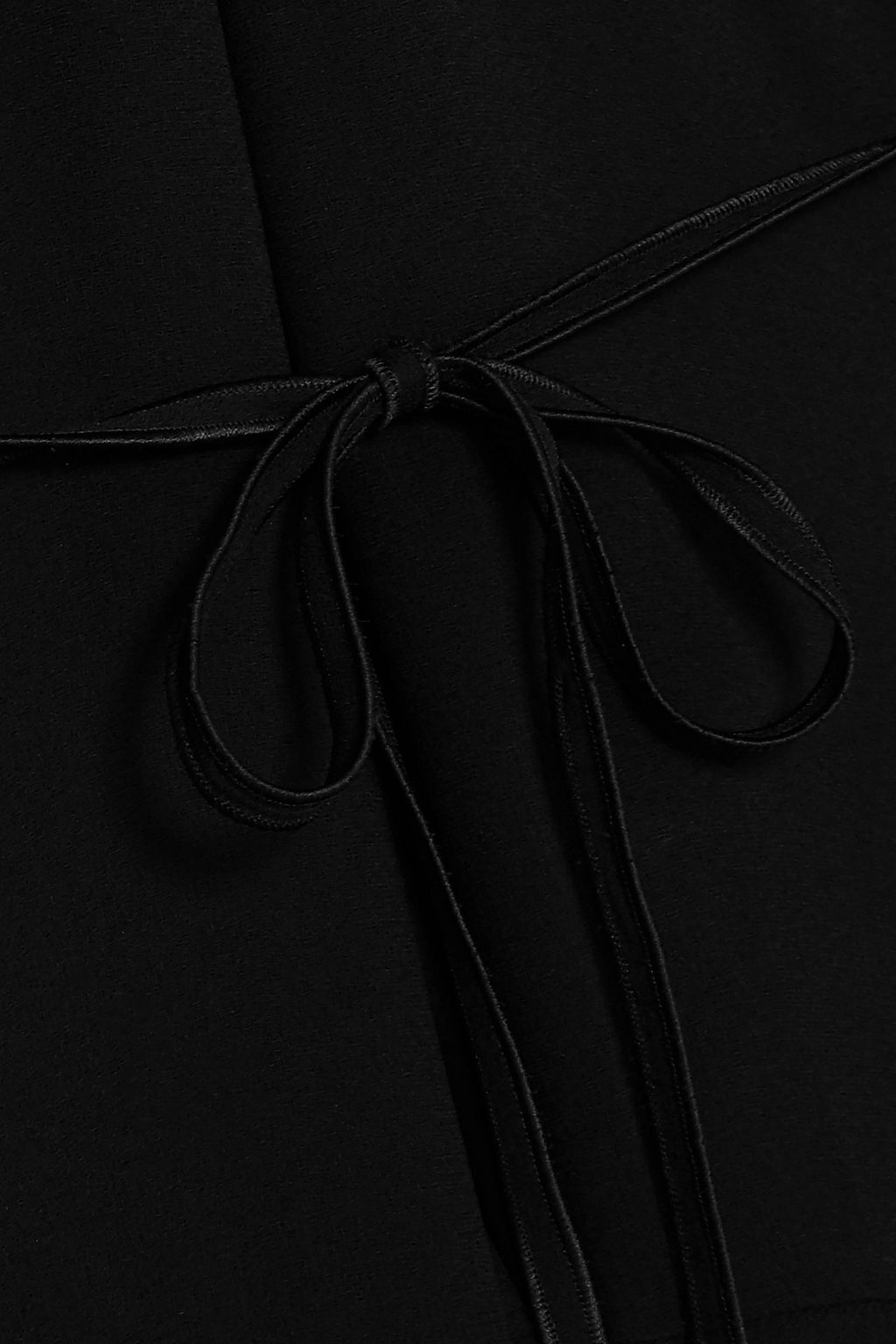 CHLOÉ Satin-jersey and draped chiffon maxi dress