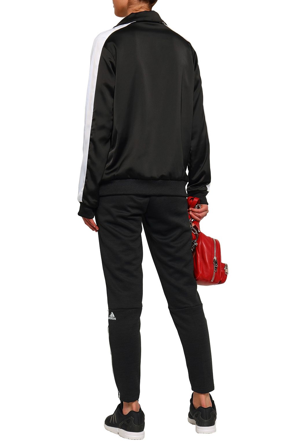 ADIDAS ORIGINALS جاكيت رياضي من الساتين