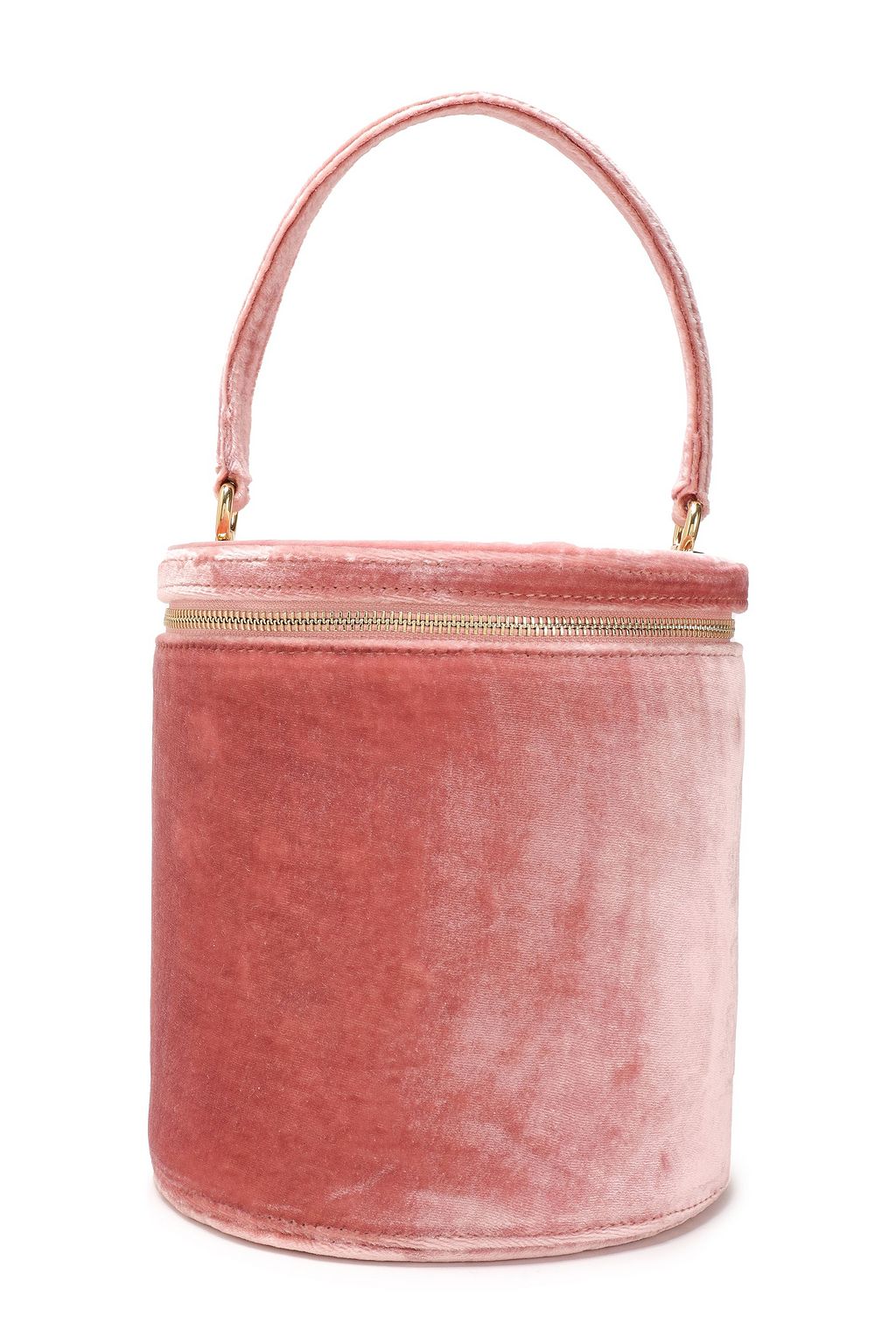 STAUD Vitti velvet bucket bag