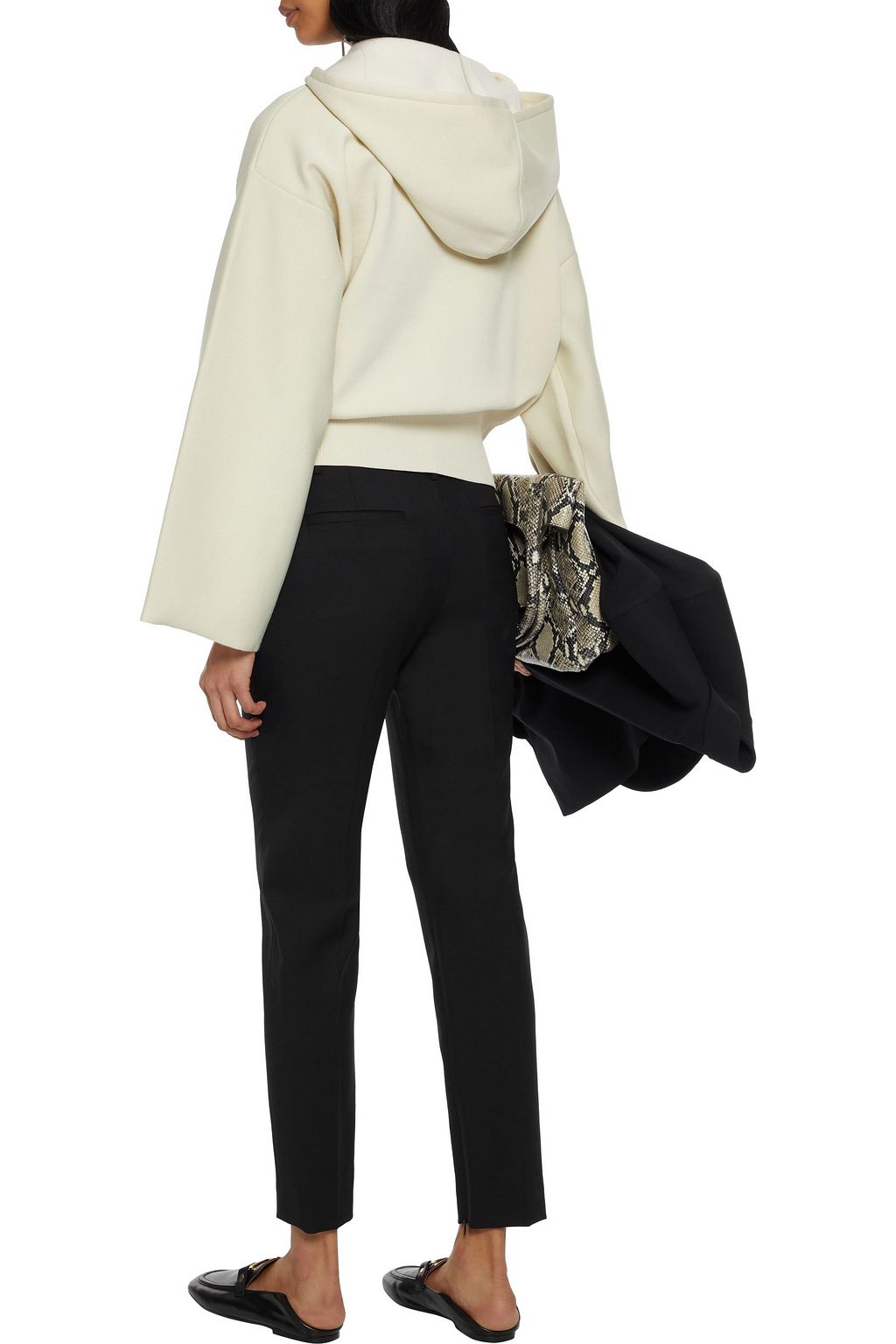 NILI LOTAN Leo wool-blend twill slim-leg pants