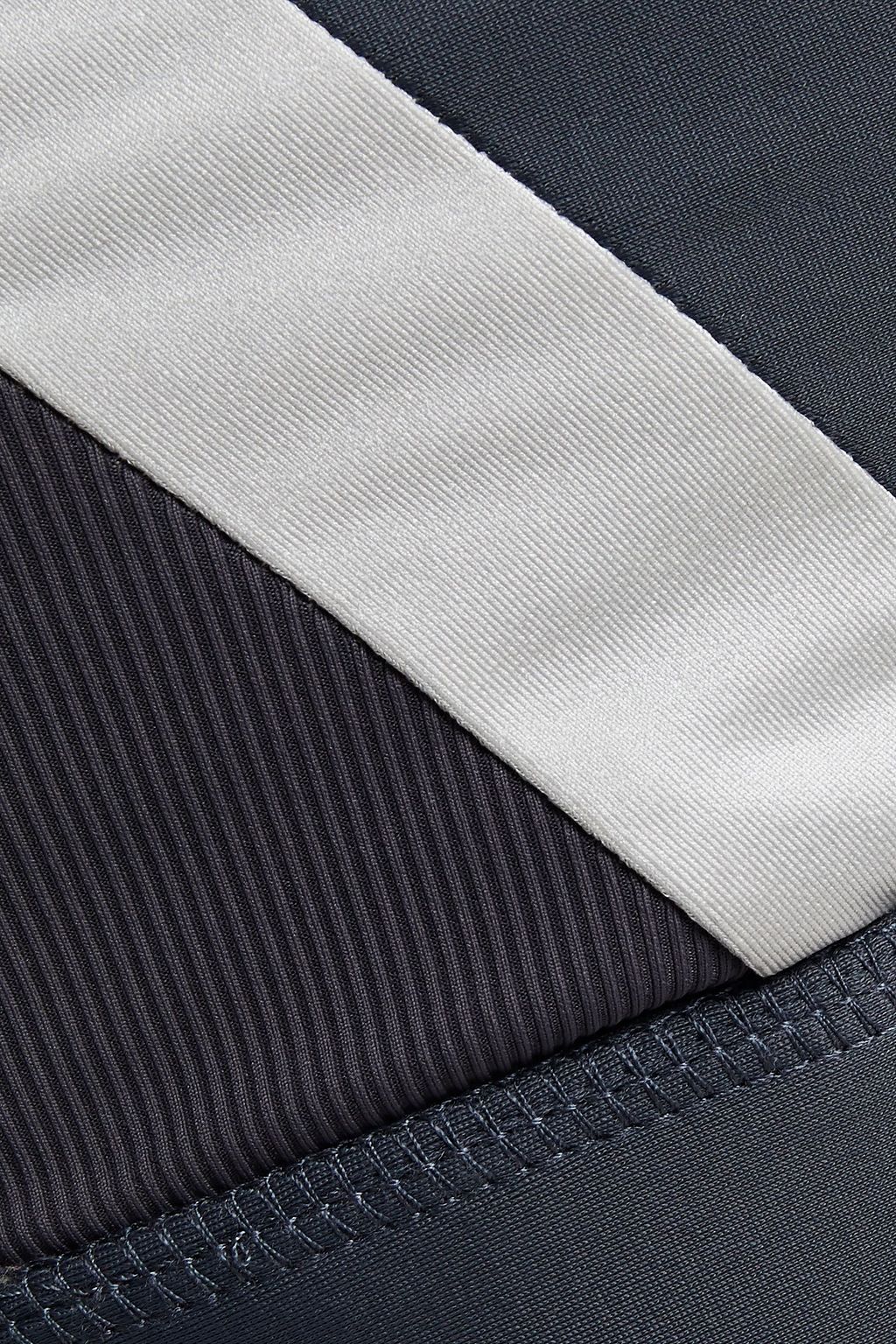 LANSTON SPORT Jay stretch and ribbed jersey sports bra