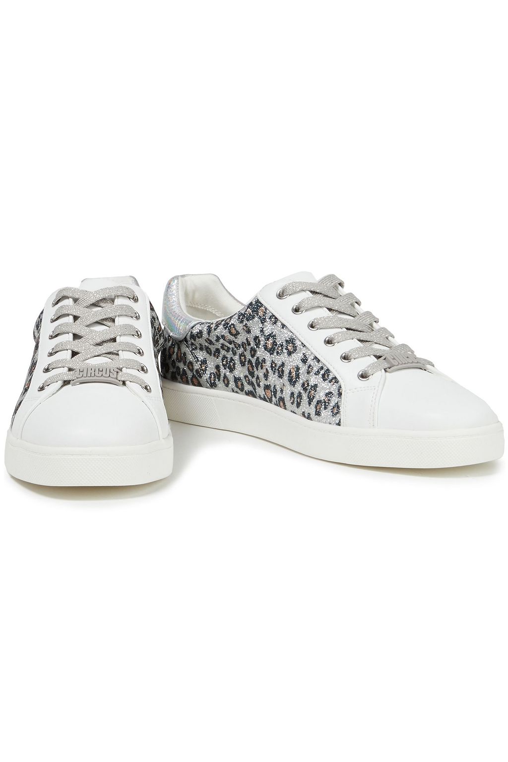 CIRCUS BY SAM EDELMAN Devin metallic leopard-print faux leather sneakers