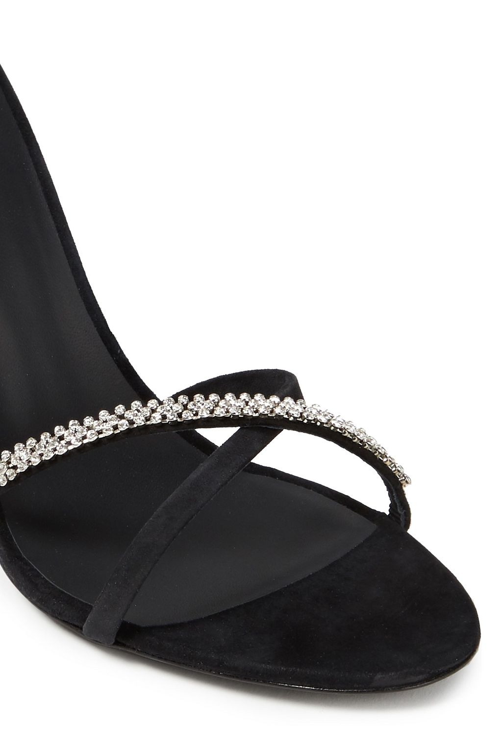 GIUSEPPE ZANOTTI Miria crystal-embellished suede sandals