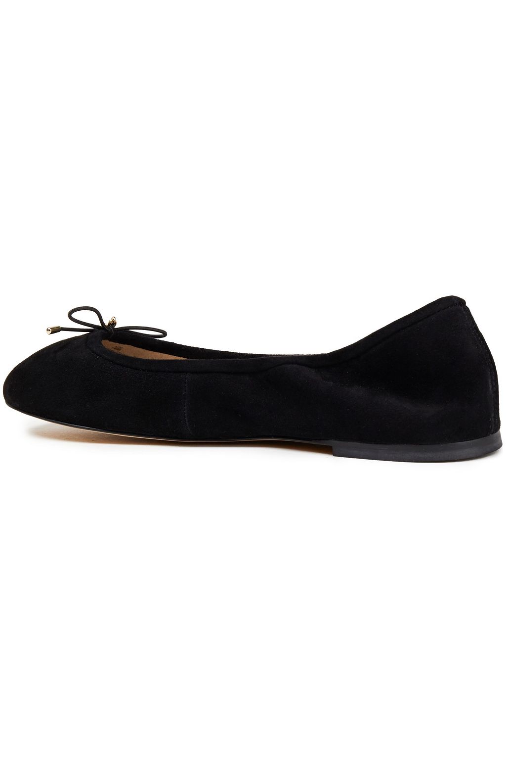 SAM EDELMAN Felicia bow-embellished suede ballet flats