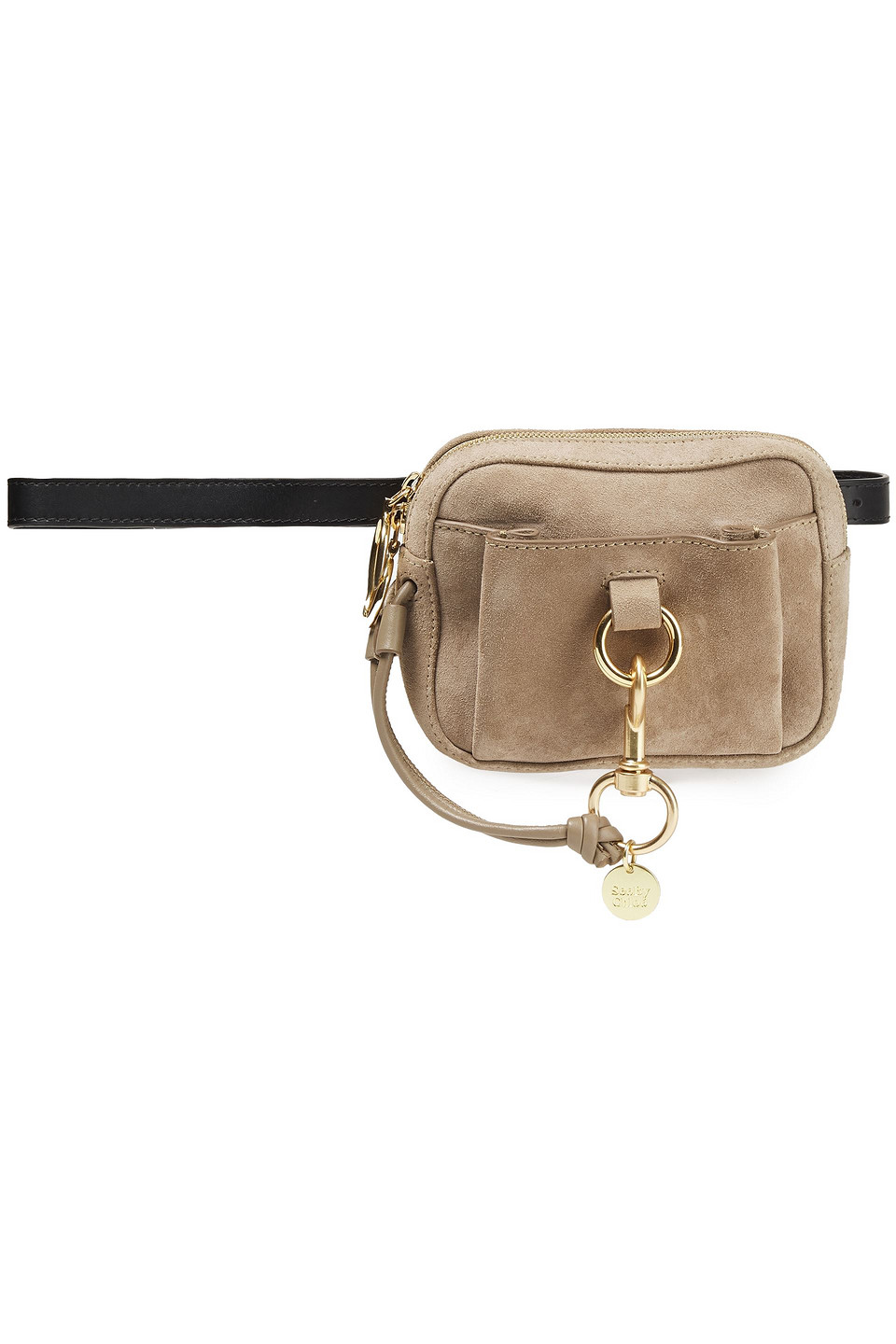 See By Chloe Tony Two tone Leather And Suede Belt Bag In Neutral ModeSens