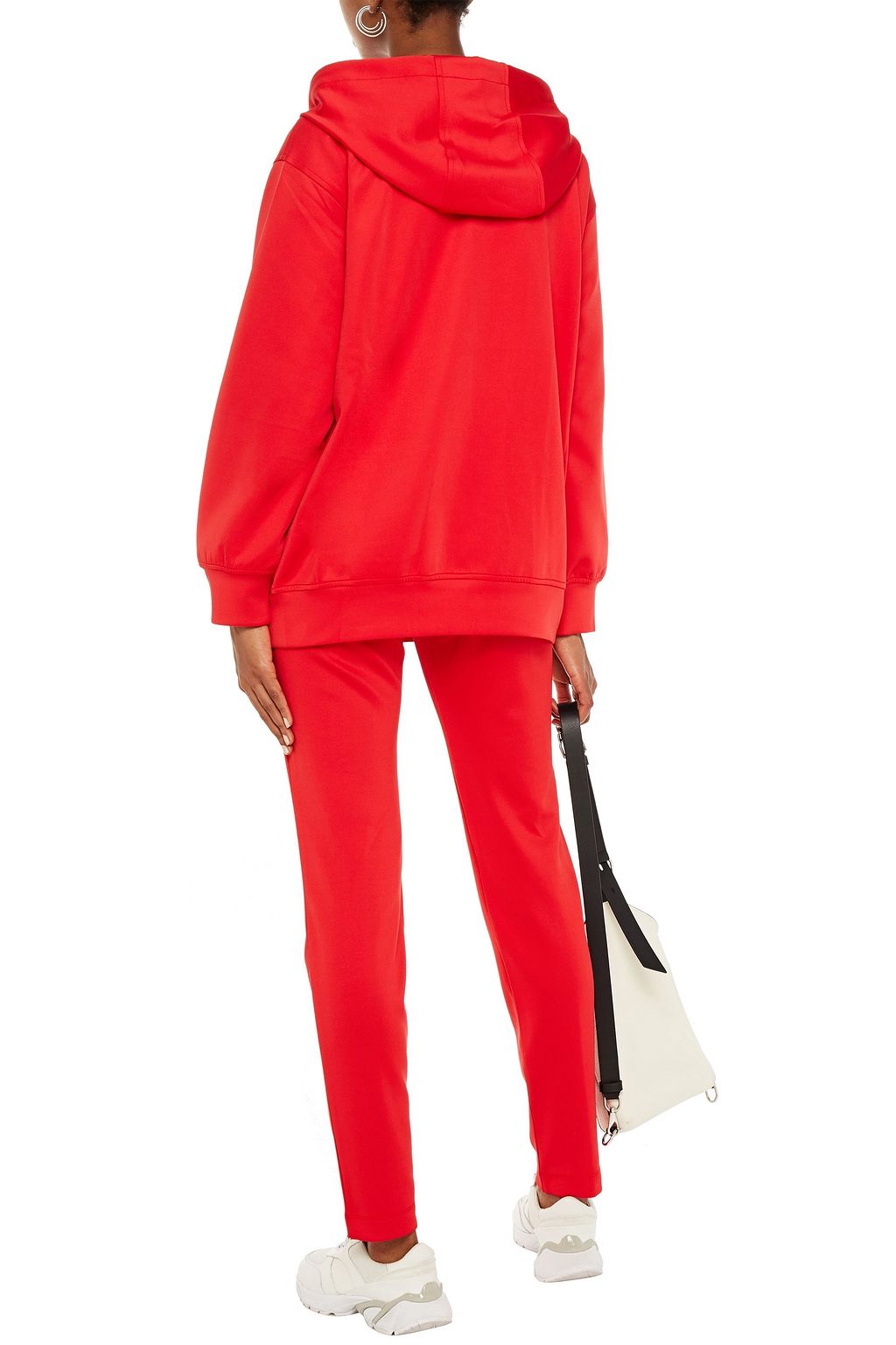 LOVE MOSCHINO Printed stretch-jersey track pants
