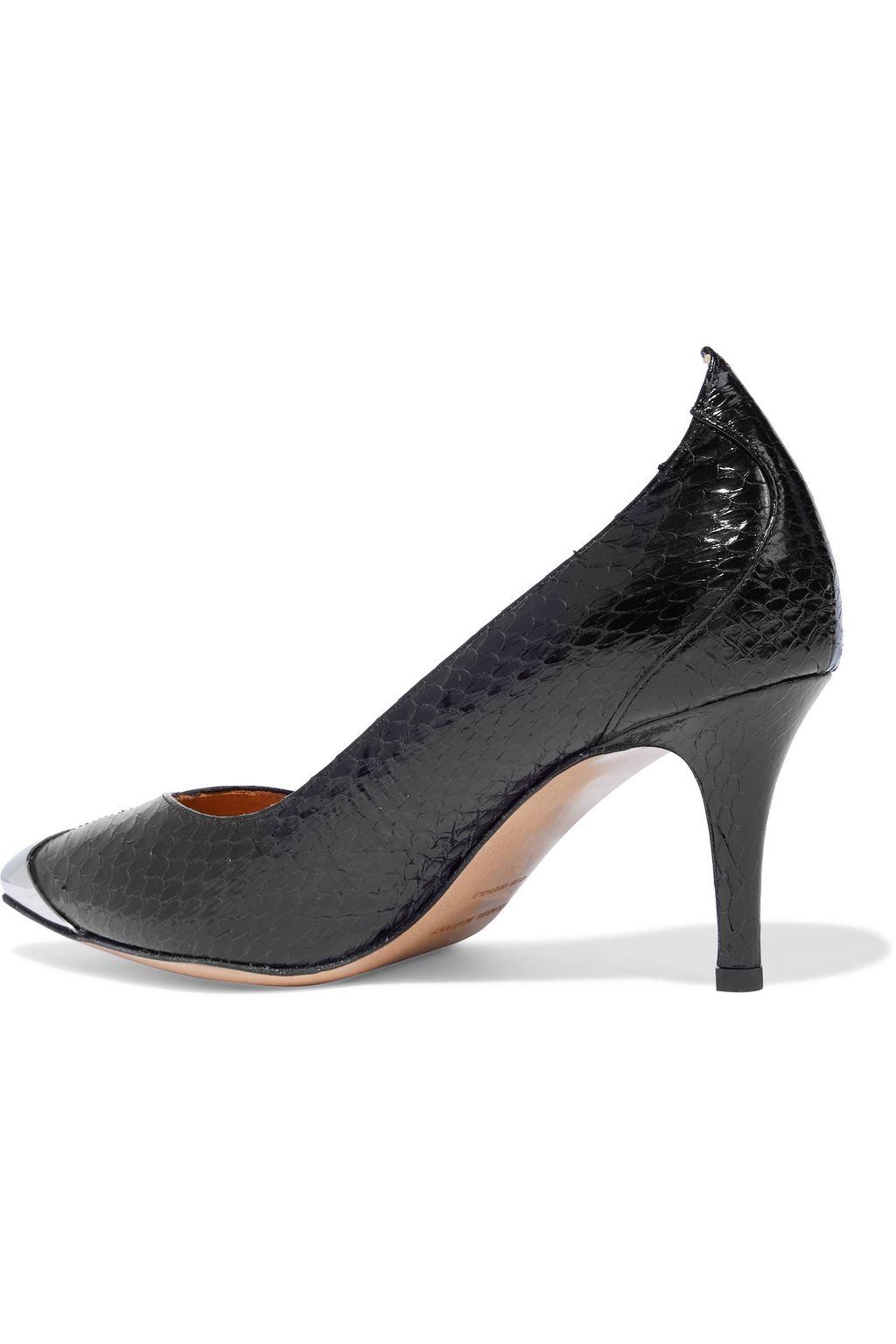 ISABEL MARANT Pavis embellished paneled snake pumps