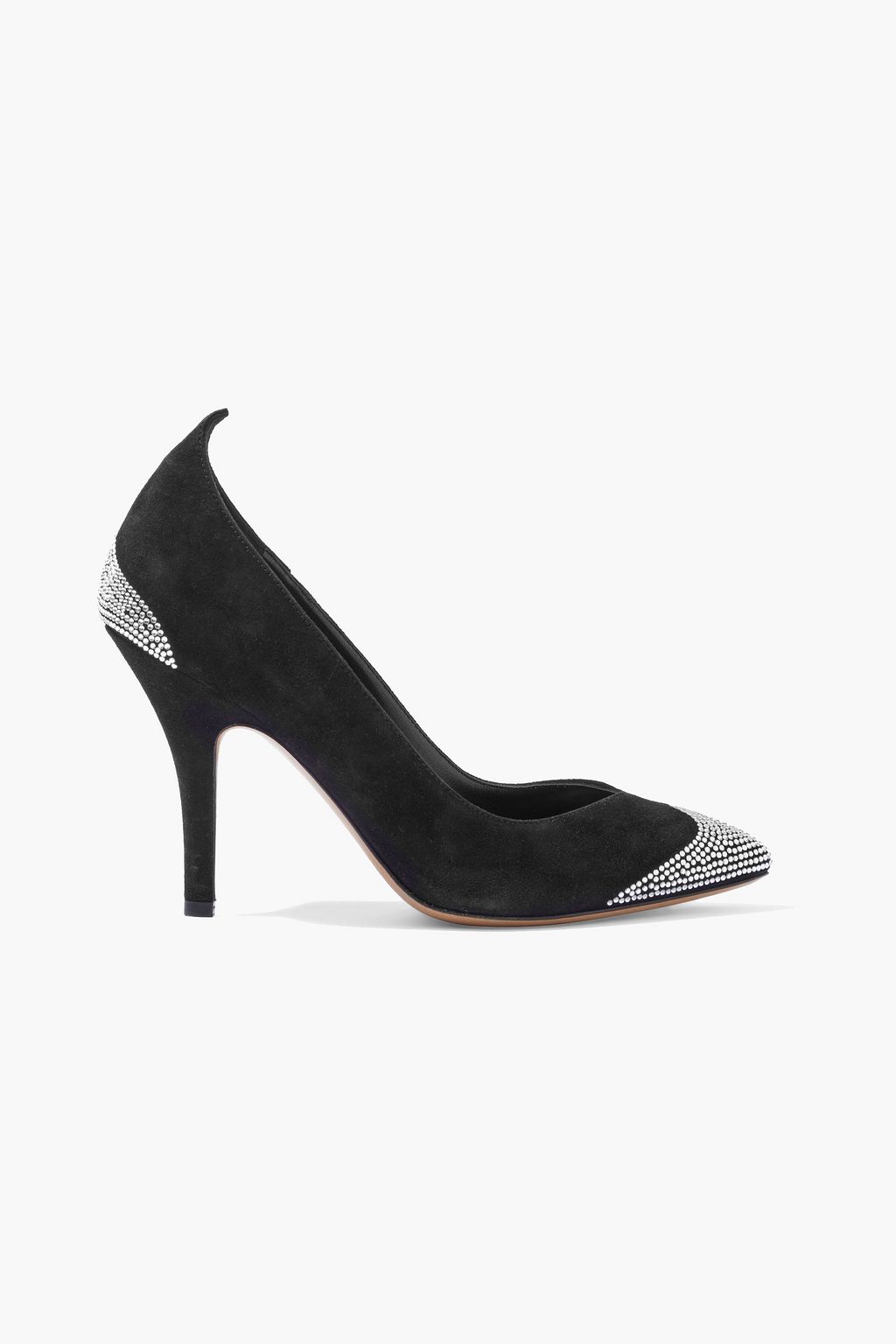 Black Prasy crystal-embellished suede pumps | Sale up 70% off | THE OUTNET ISABEL MARANT | OUTNET