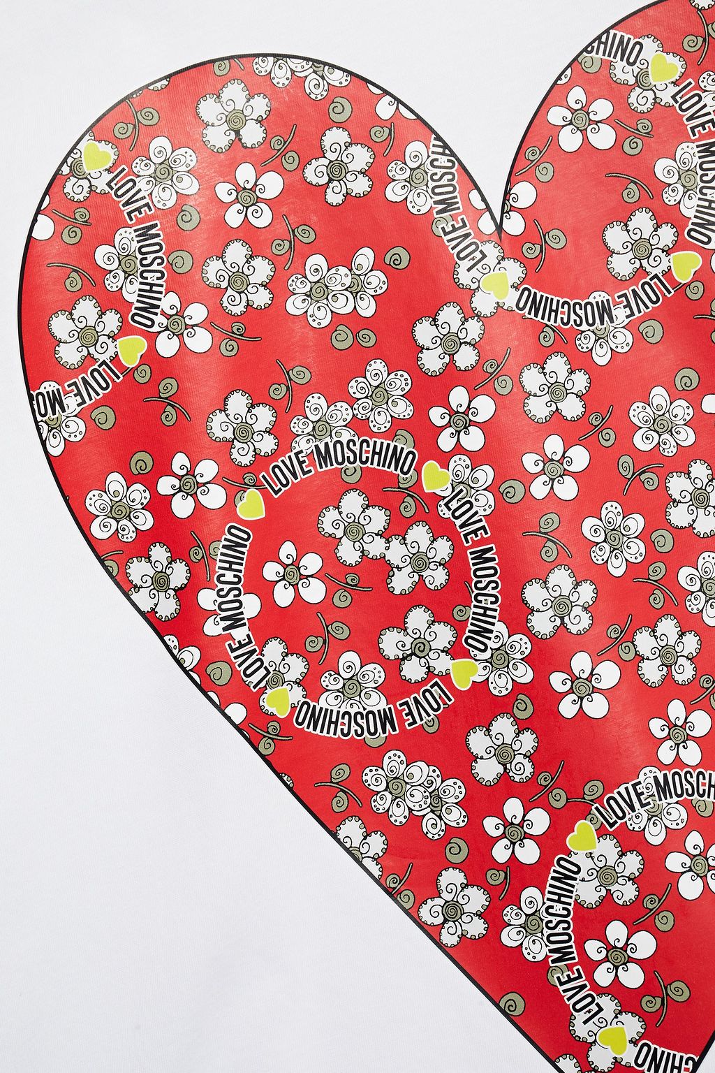 LOVE MOSCHINO Printed cotton-jersey T-shirt