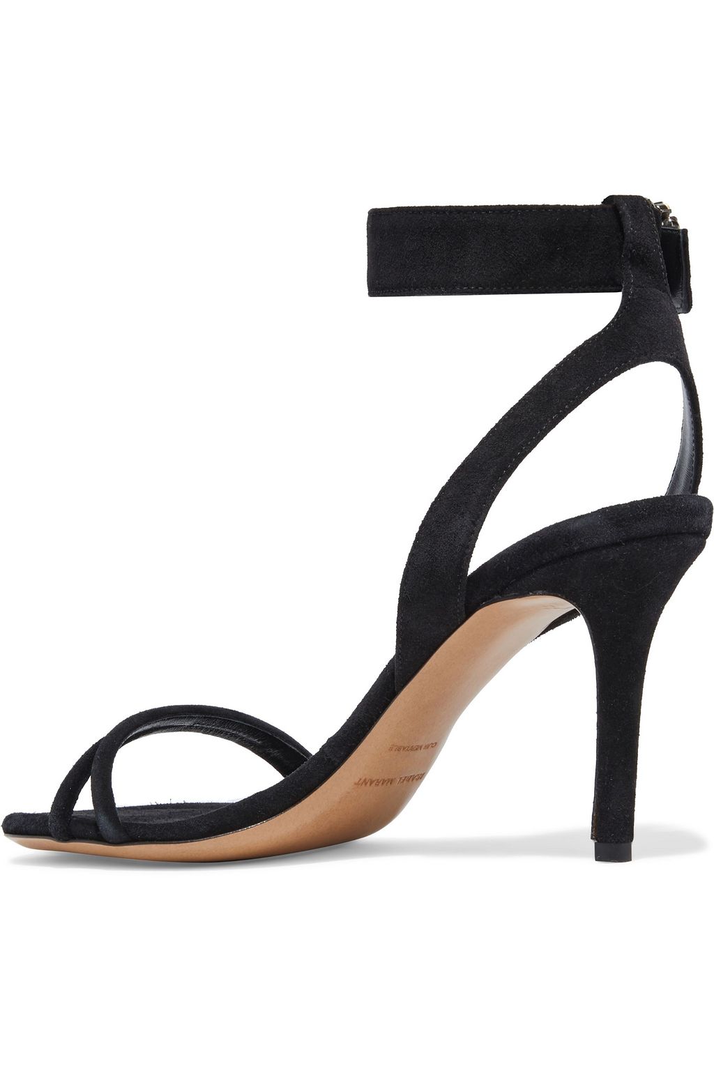 ISABEL MARANT Alapee crystal-embellished suede sandals