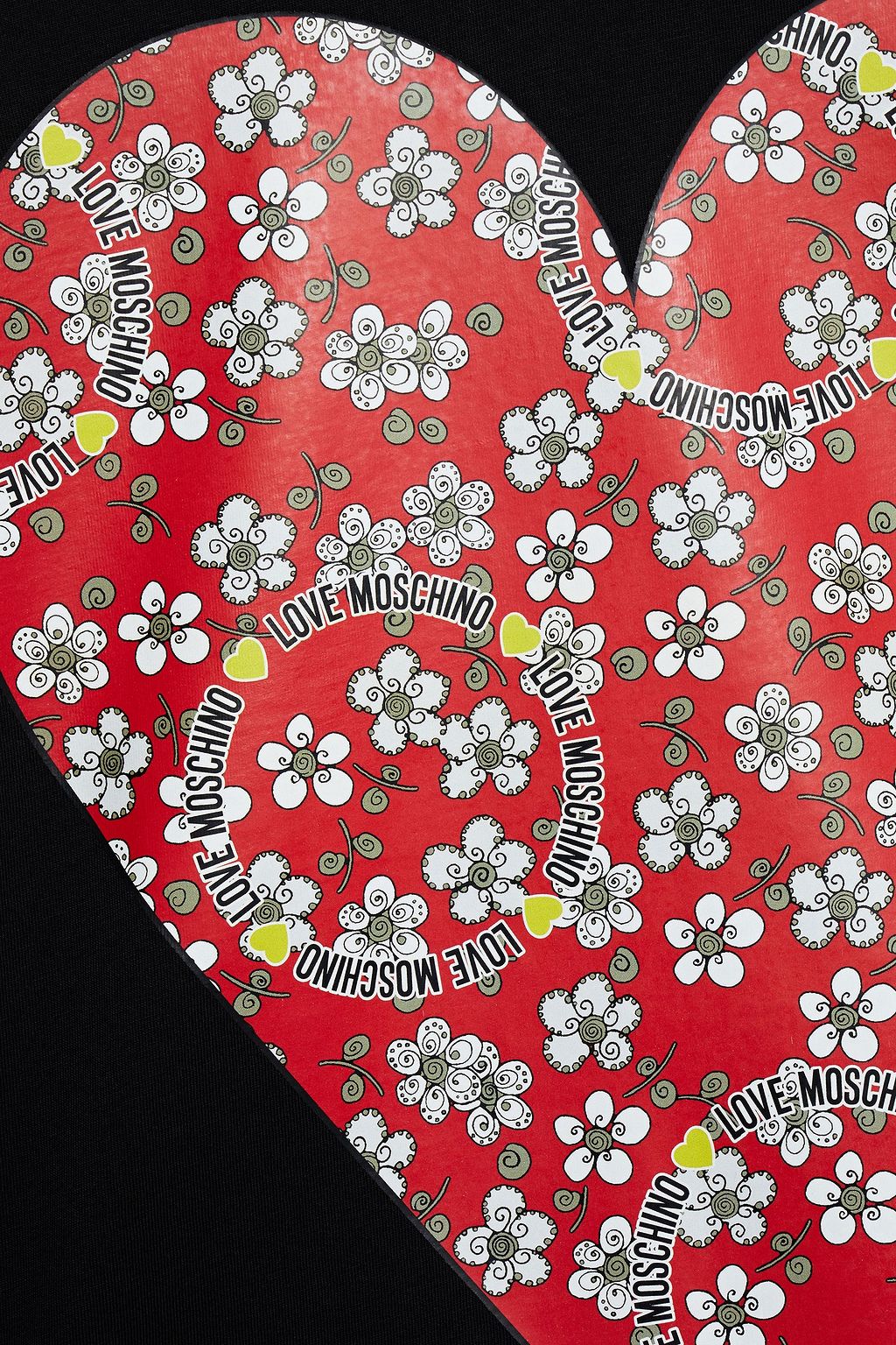 LOVE MOSCHINO Printed cotton-jersey T-shirt