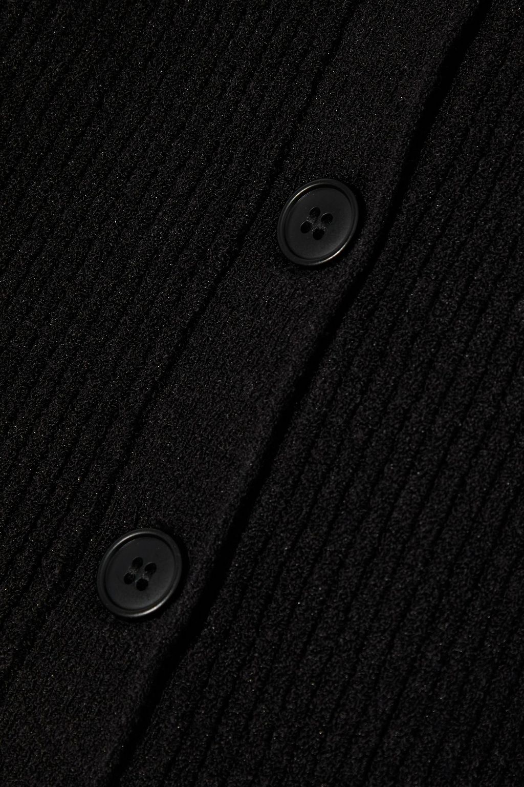 FRAME Cropped ribbed-knit cardigan