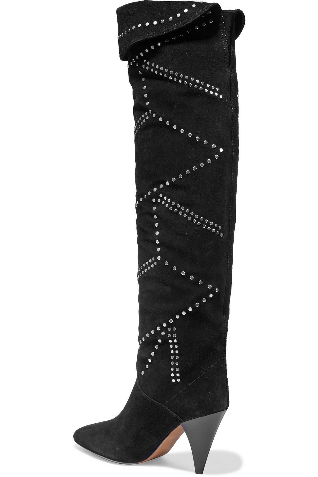 ISABEL MARANT Ladra studded suede knee boots
