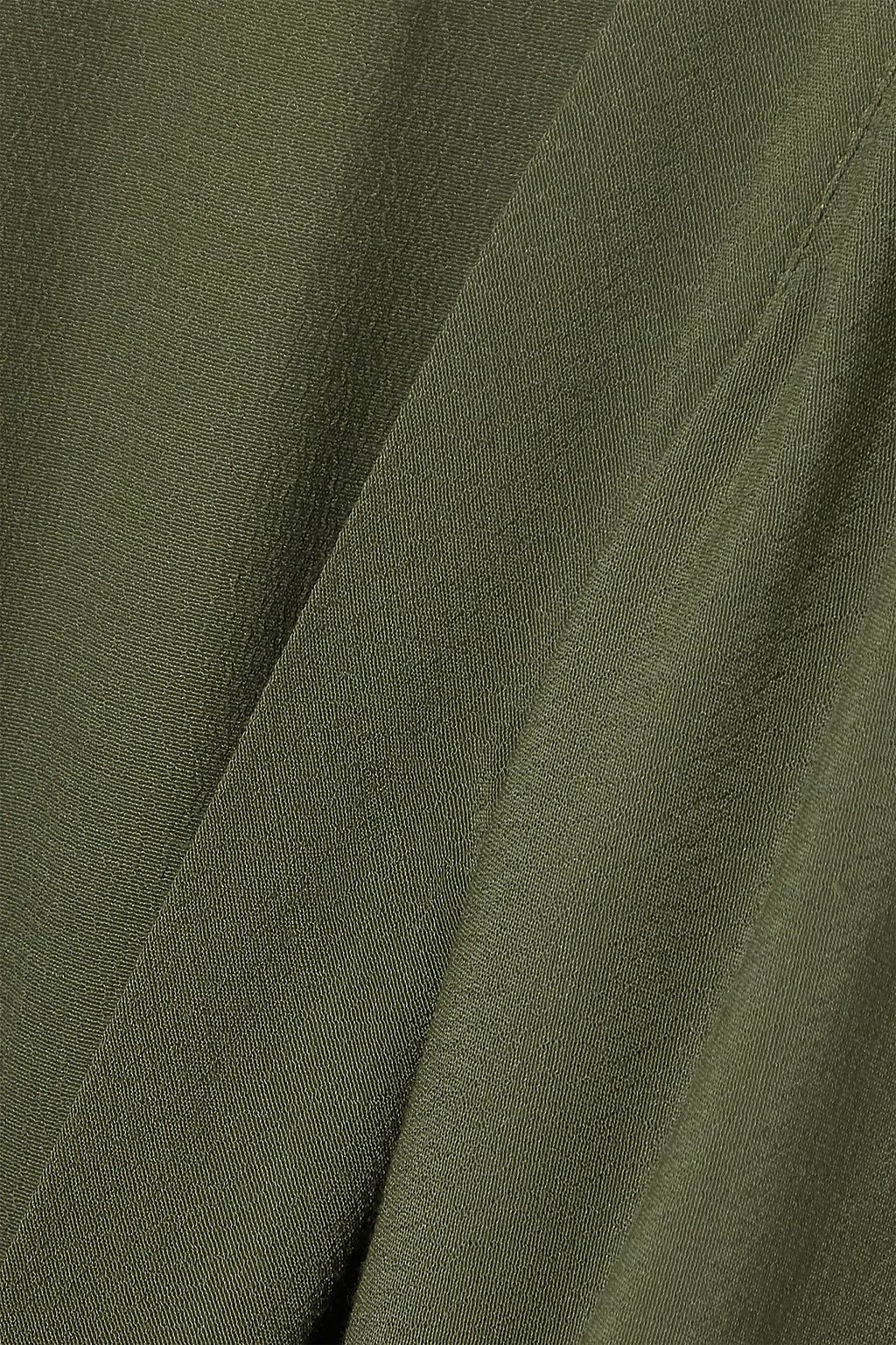 THREE GRACES LONDON Clarissa poplin midi wrap dress