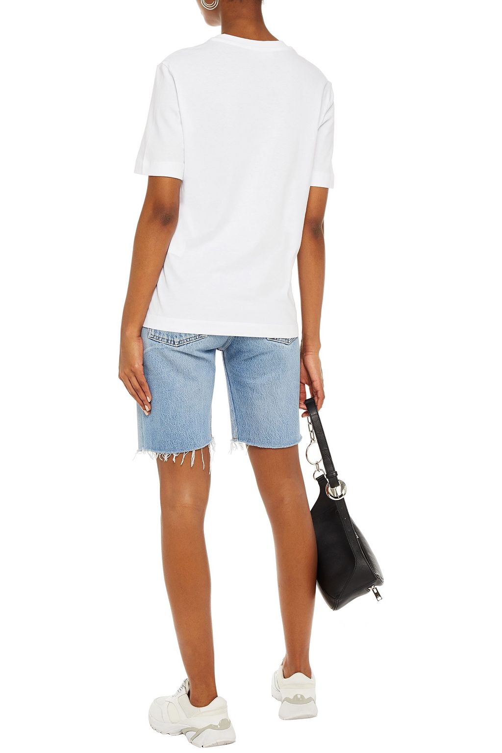 LOVE MOSCHINO Printed cotton-jersey T-shirt